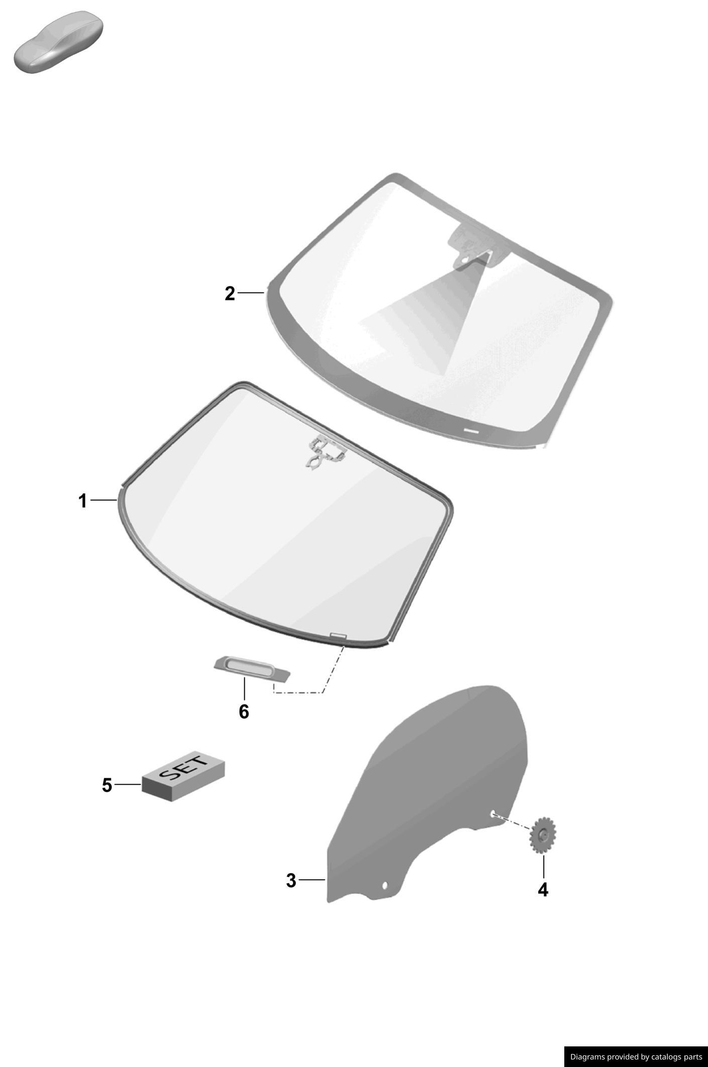 Car part diagram