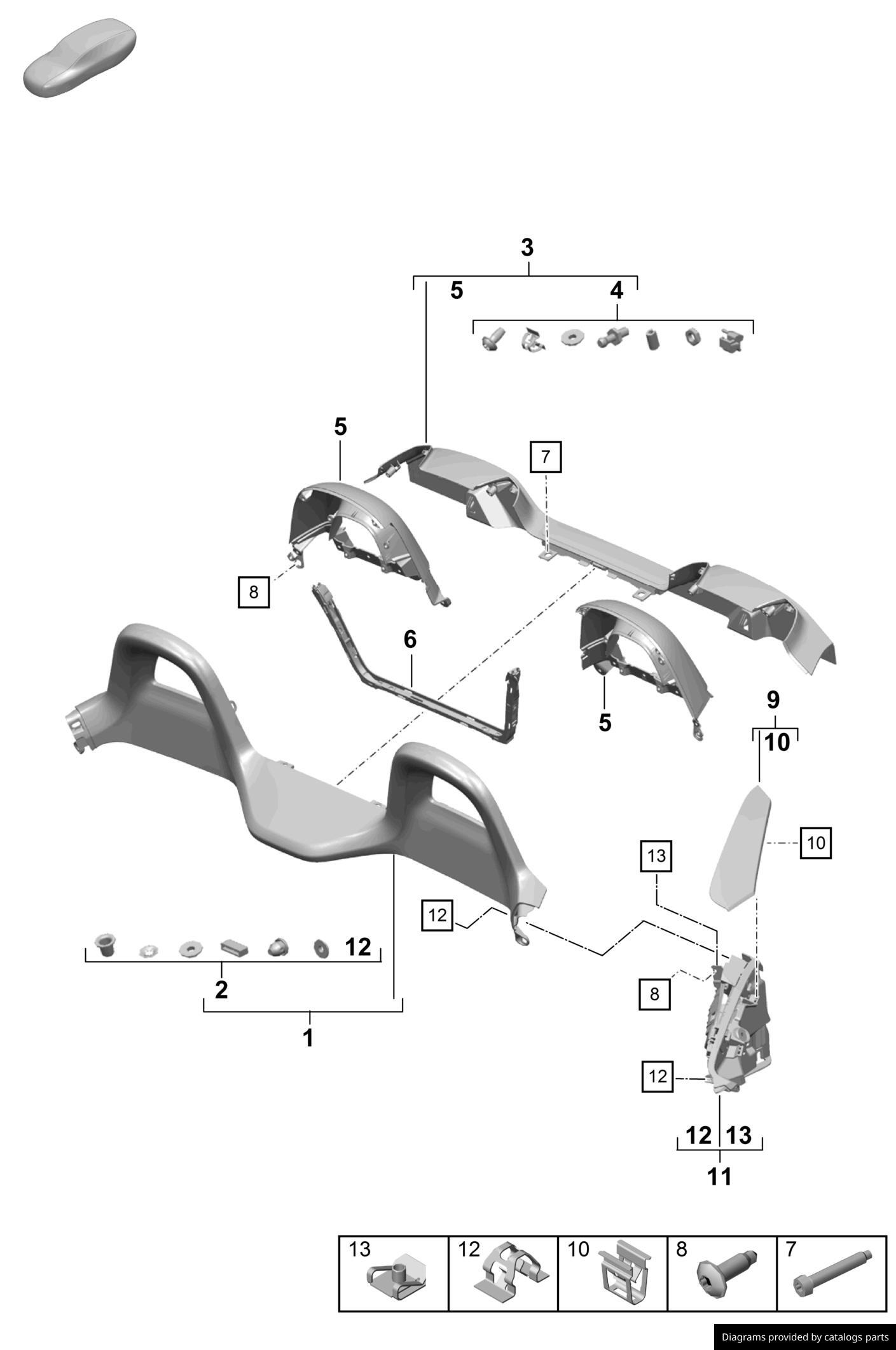 Car part diagram