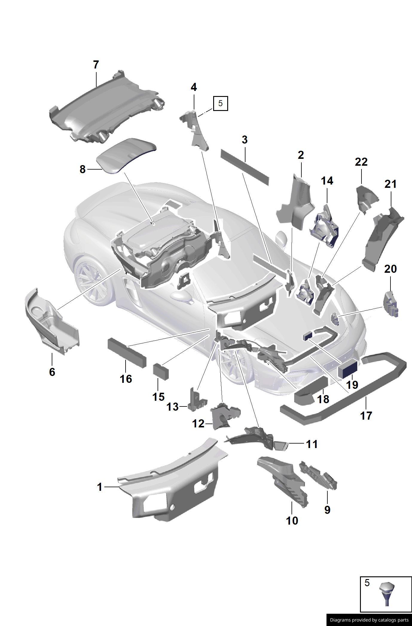 Car part diagram