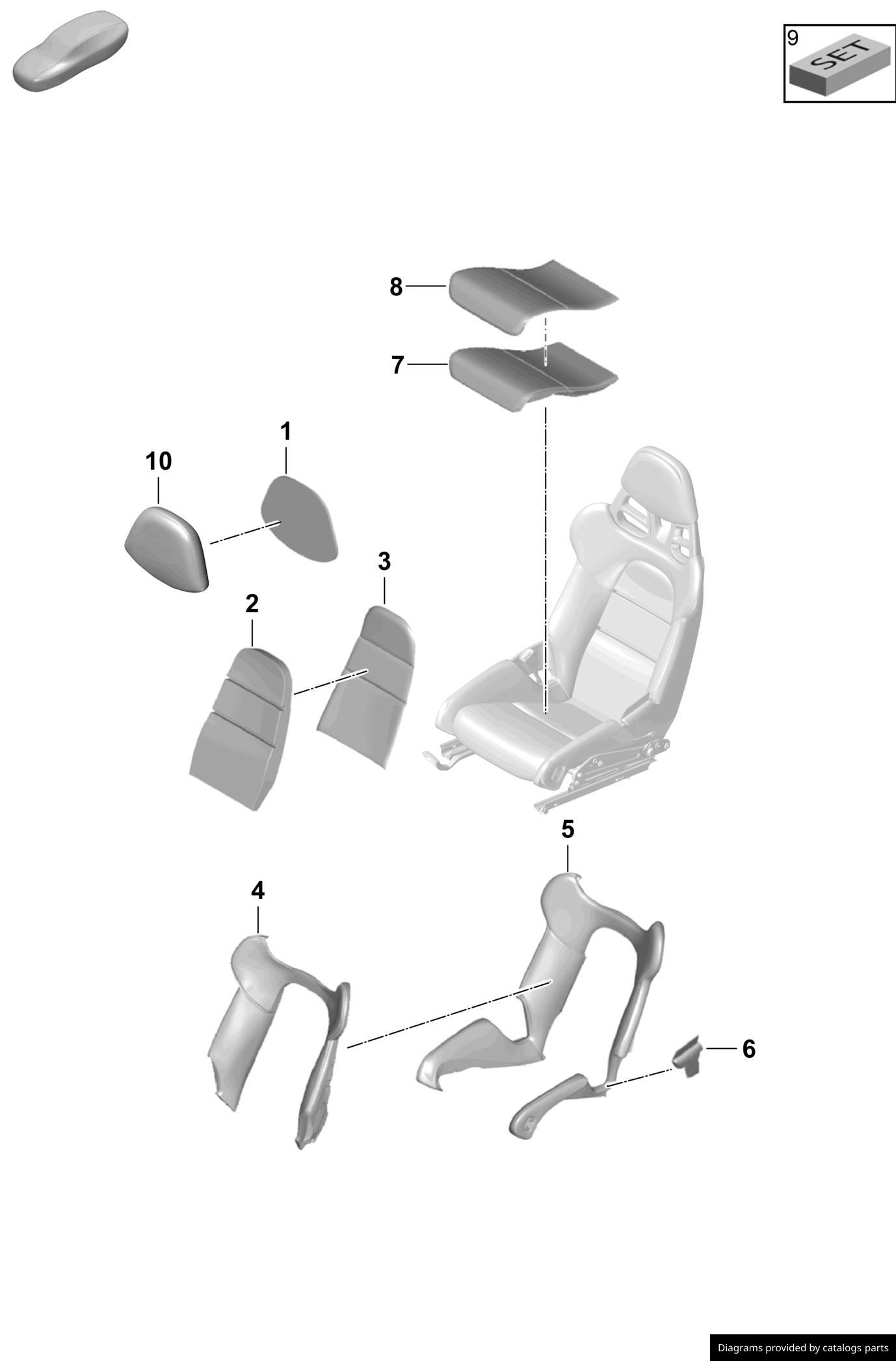 Car part diagram