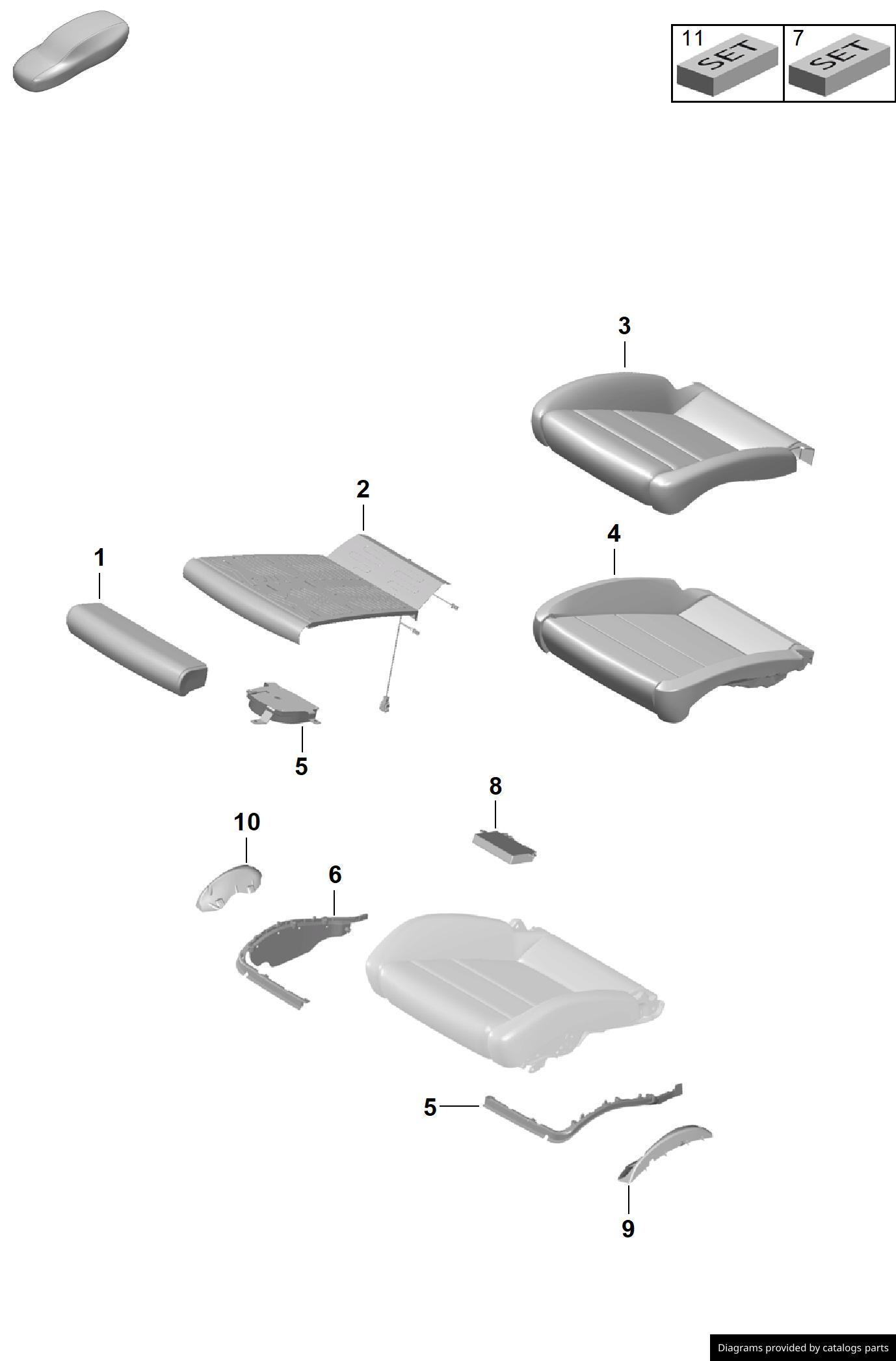 Car part diagram