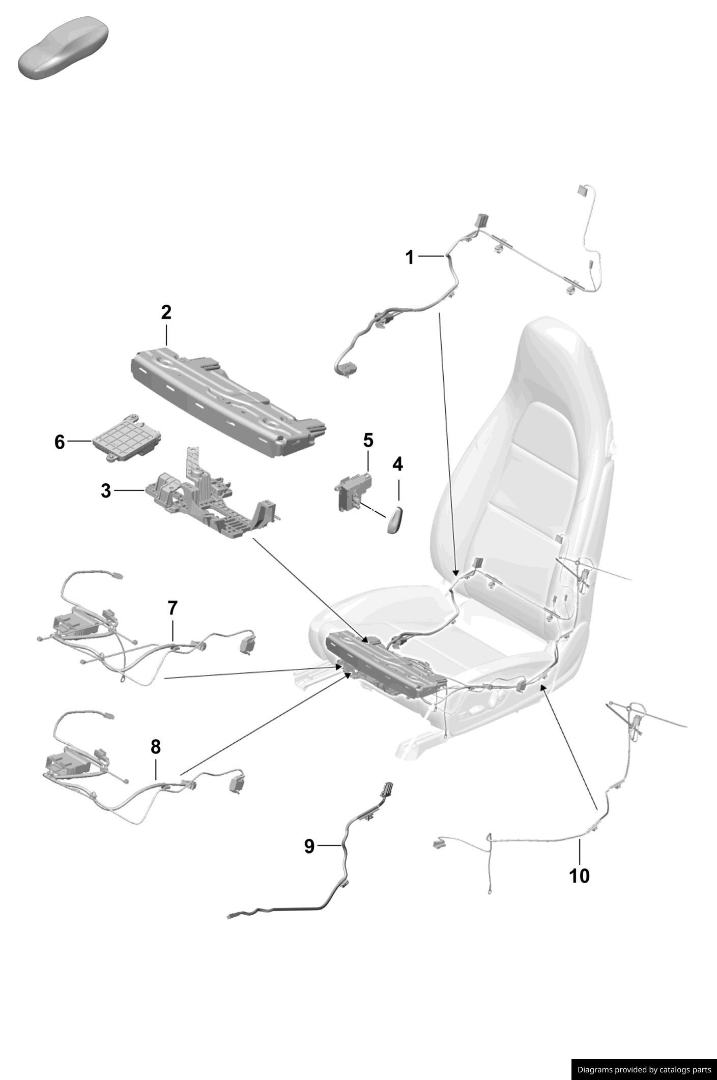 Car part diagram