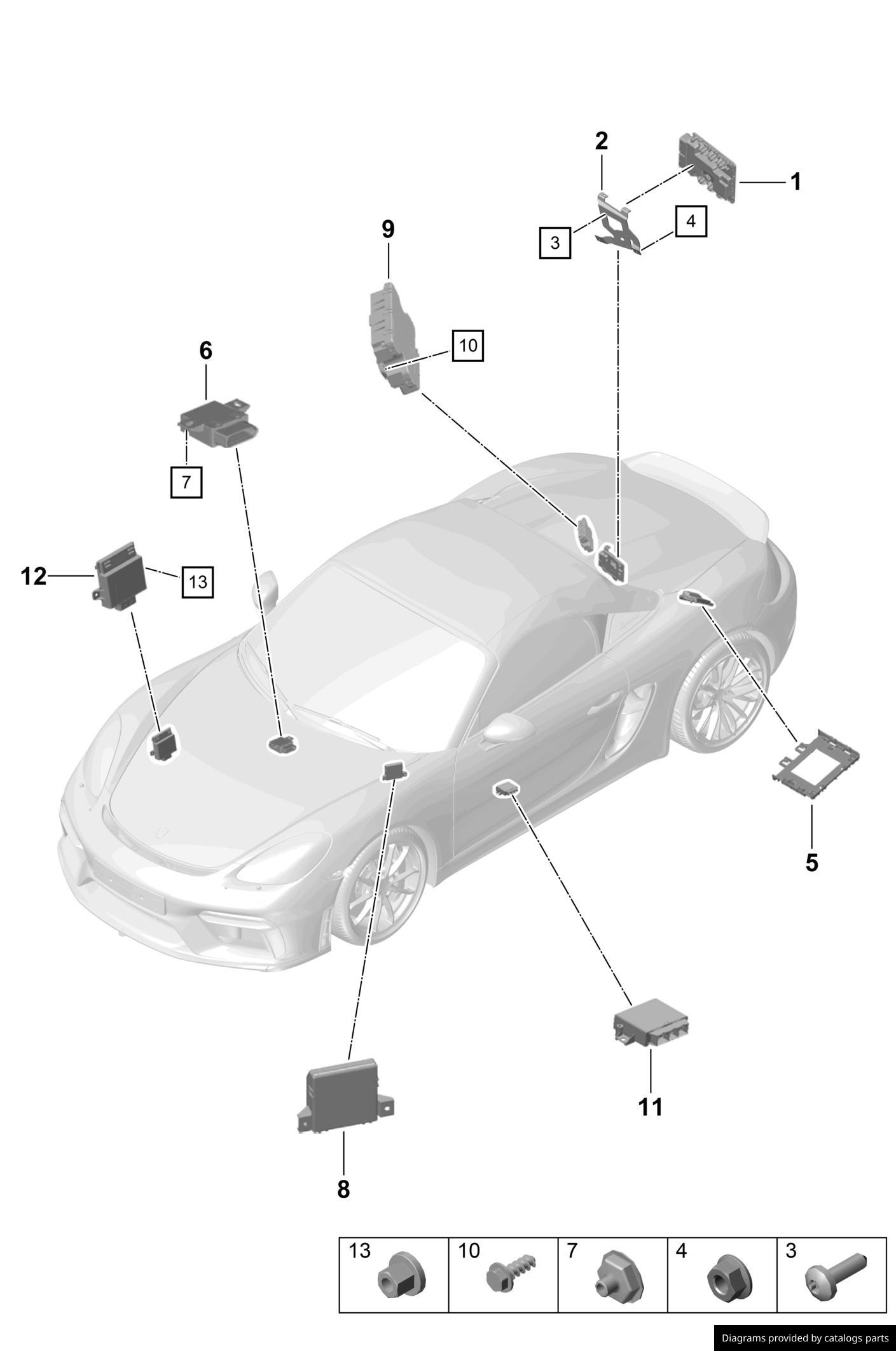Car part diagram