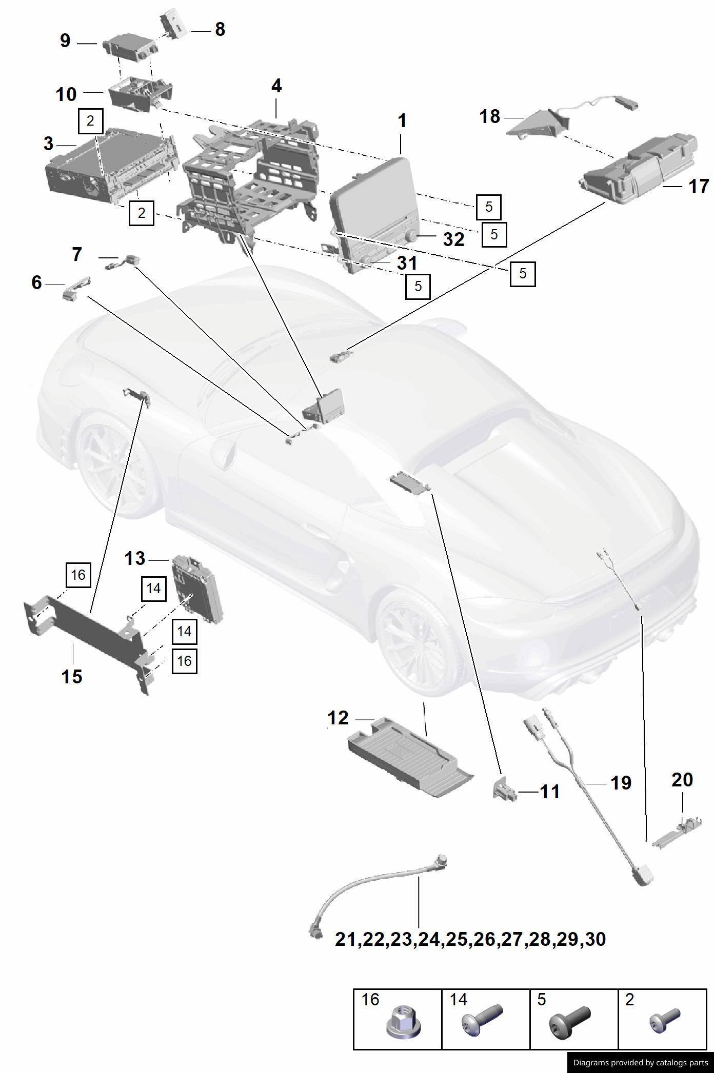 Car part diagram