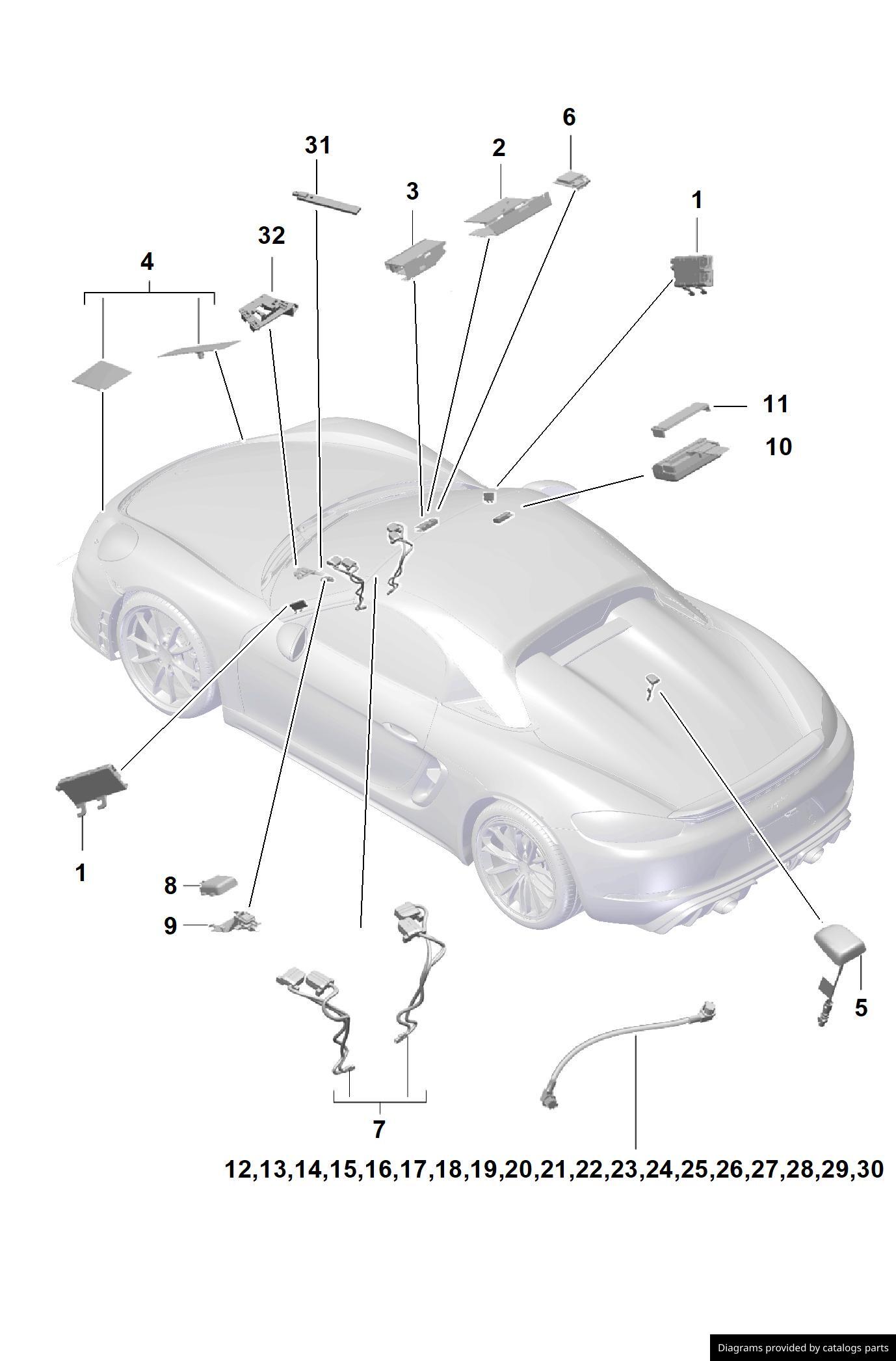 Car part diagram