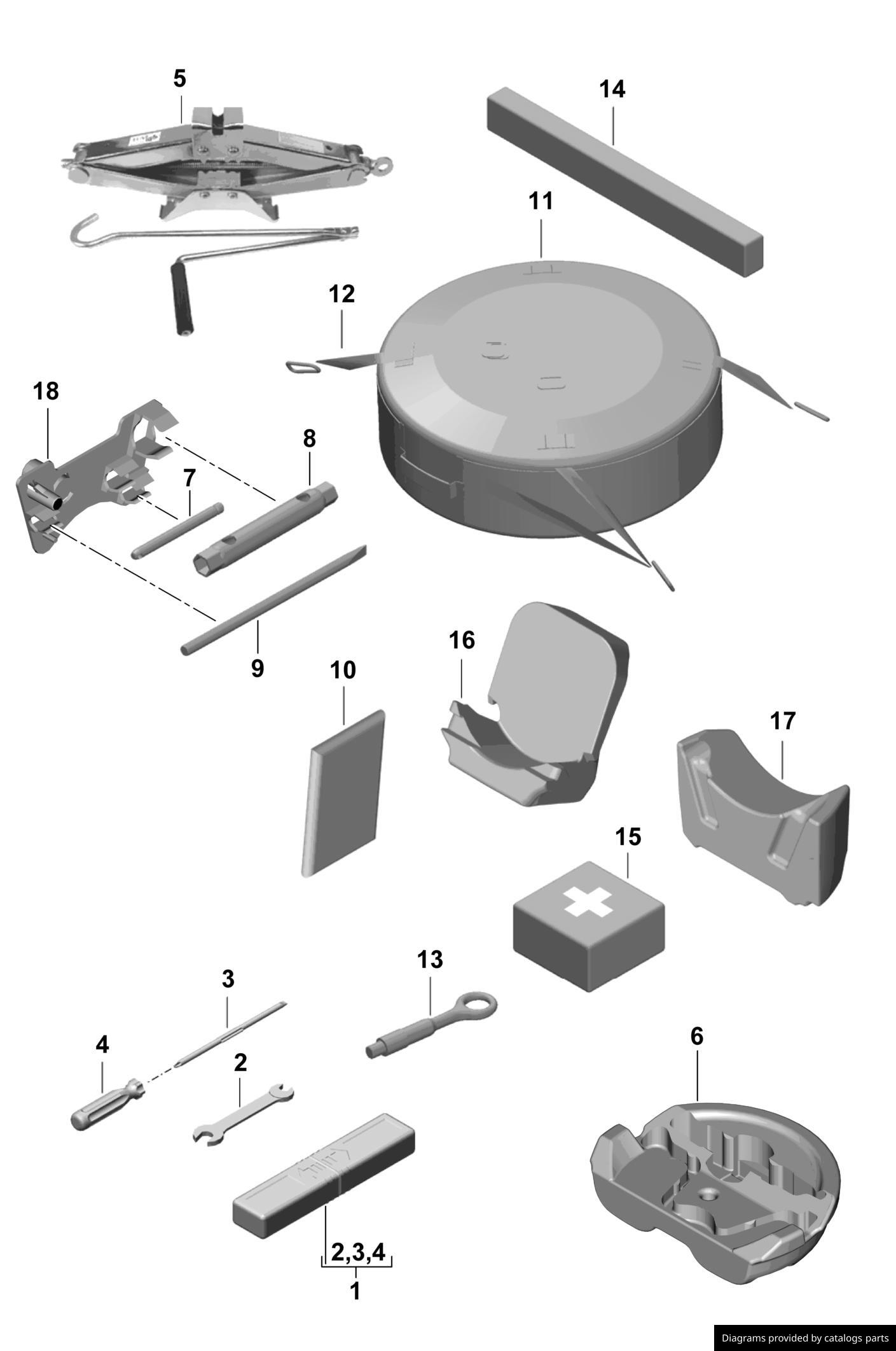 Car part diagram