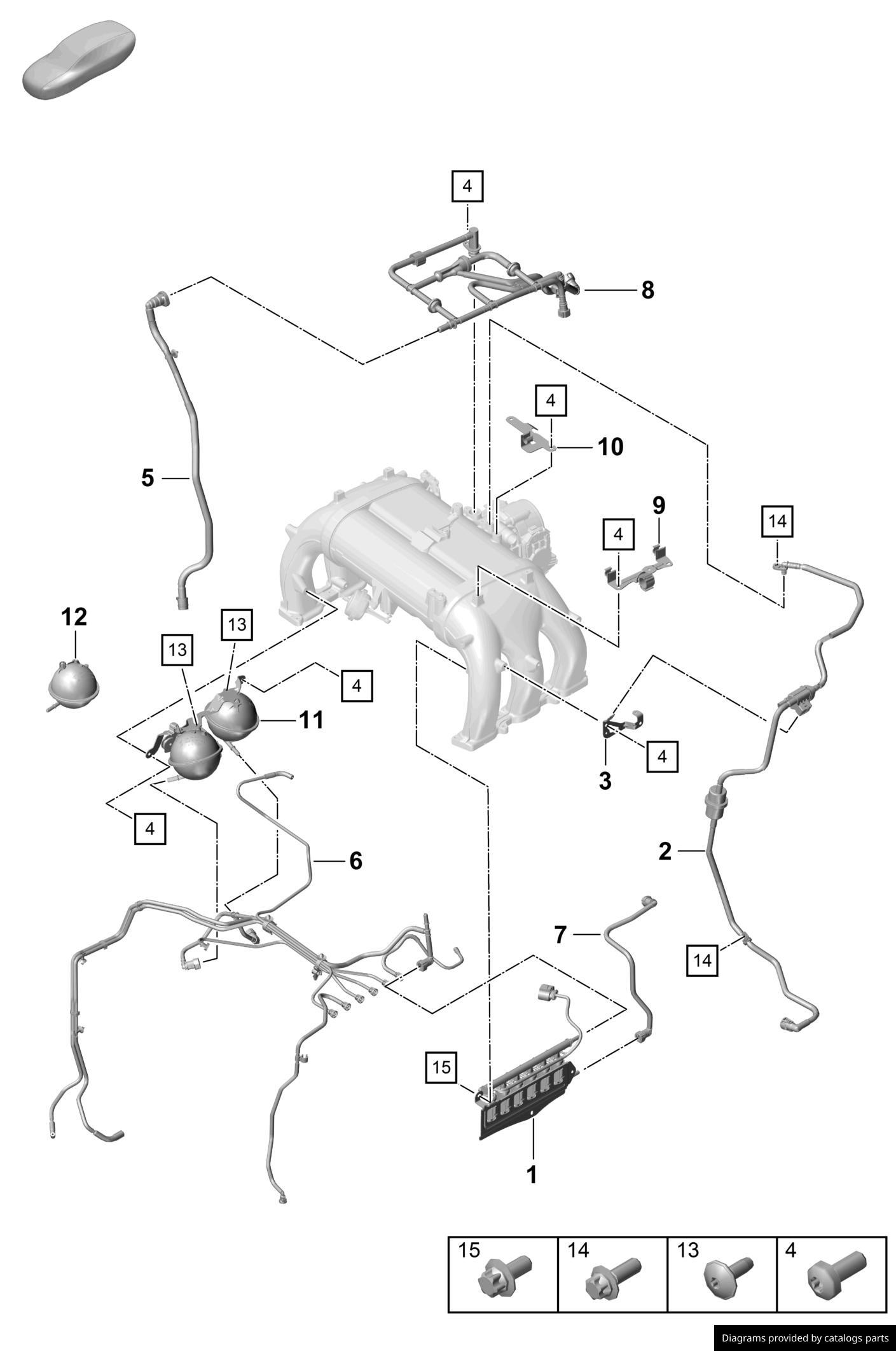 Car part diagram