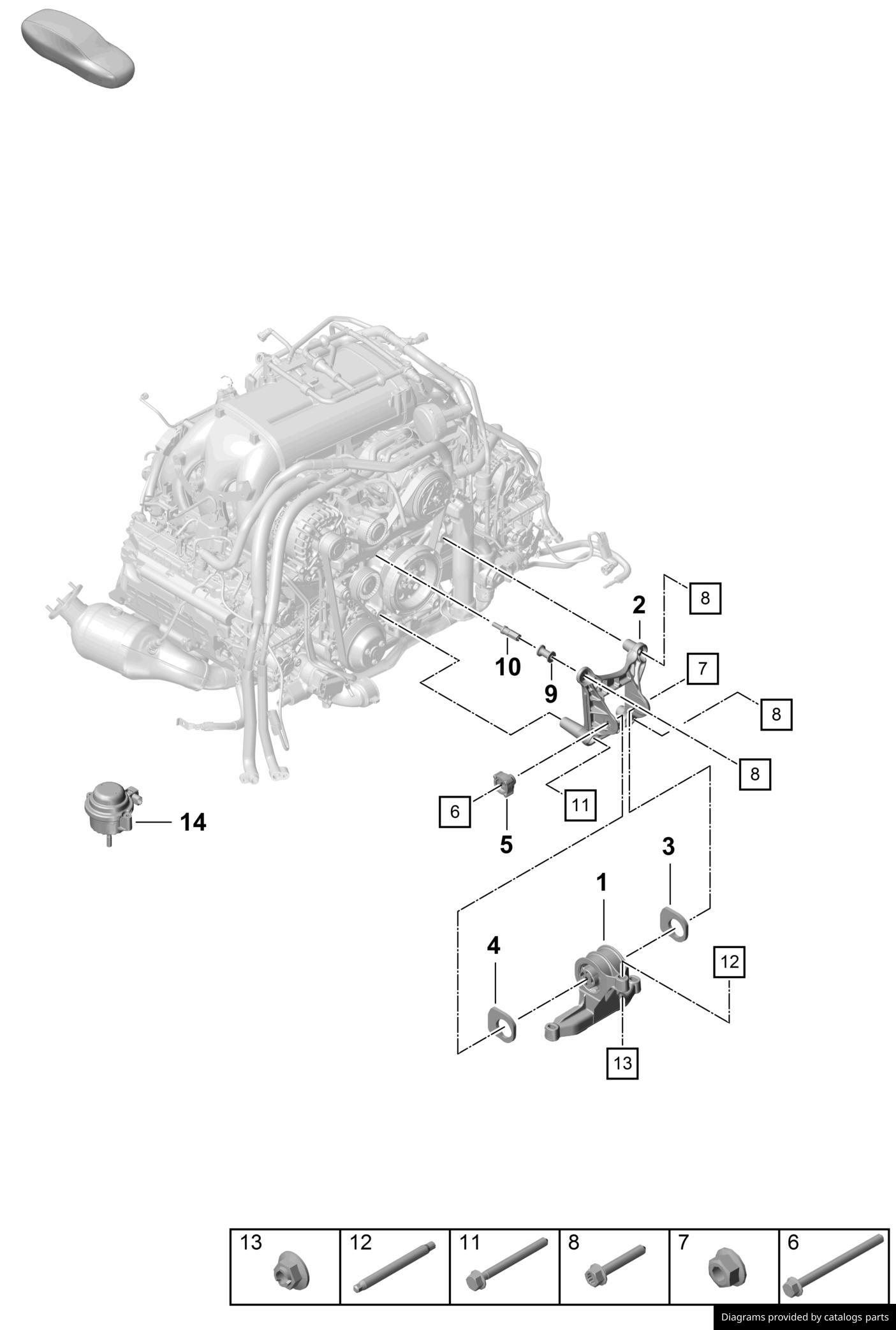 Car part diagram