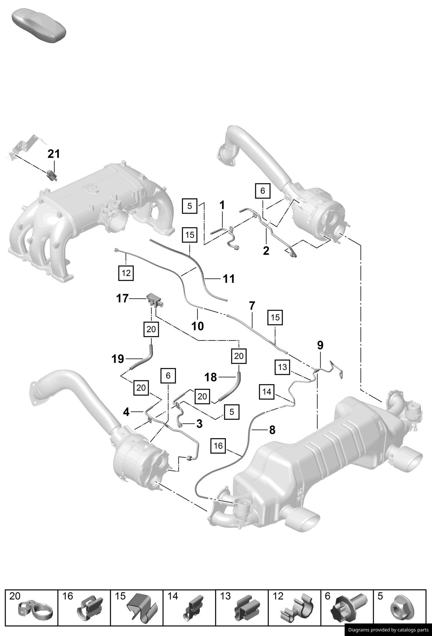 Car part diagram