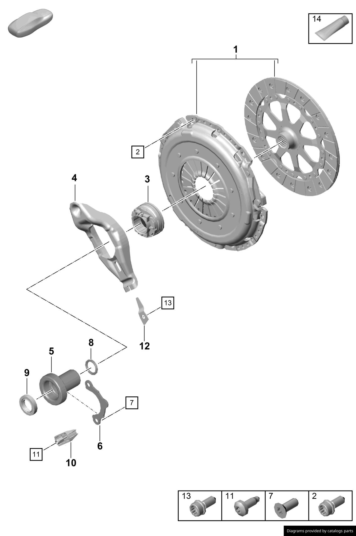 Car part diagram
