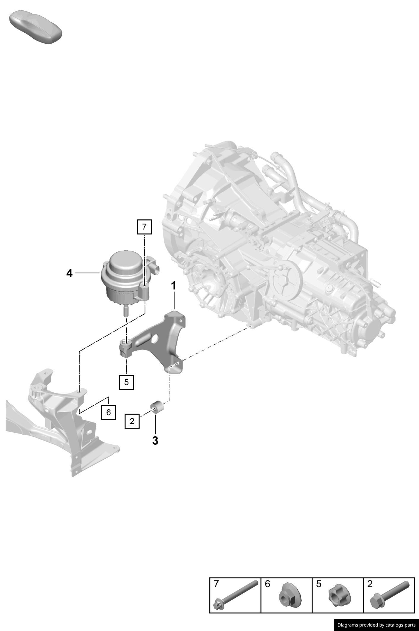 Car part diagram