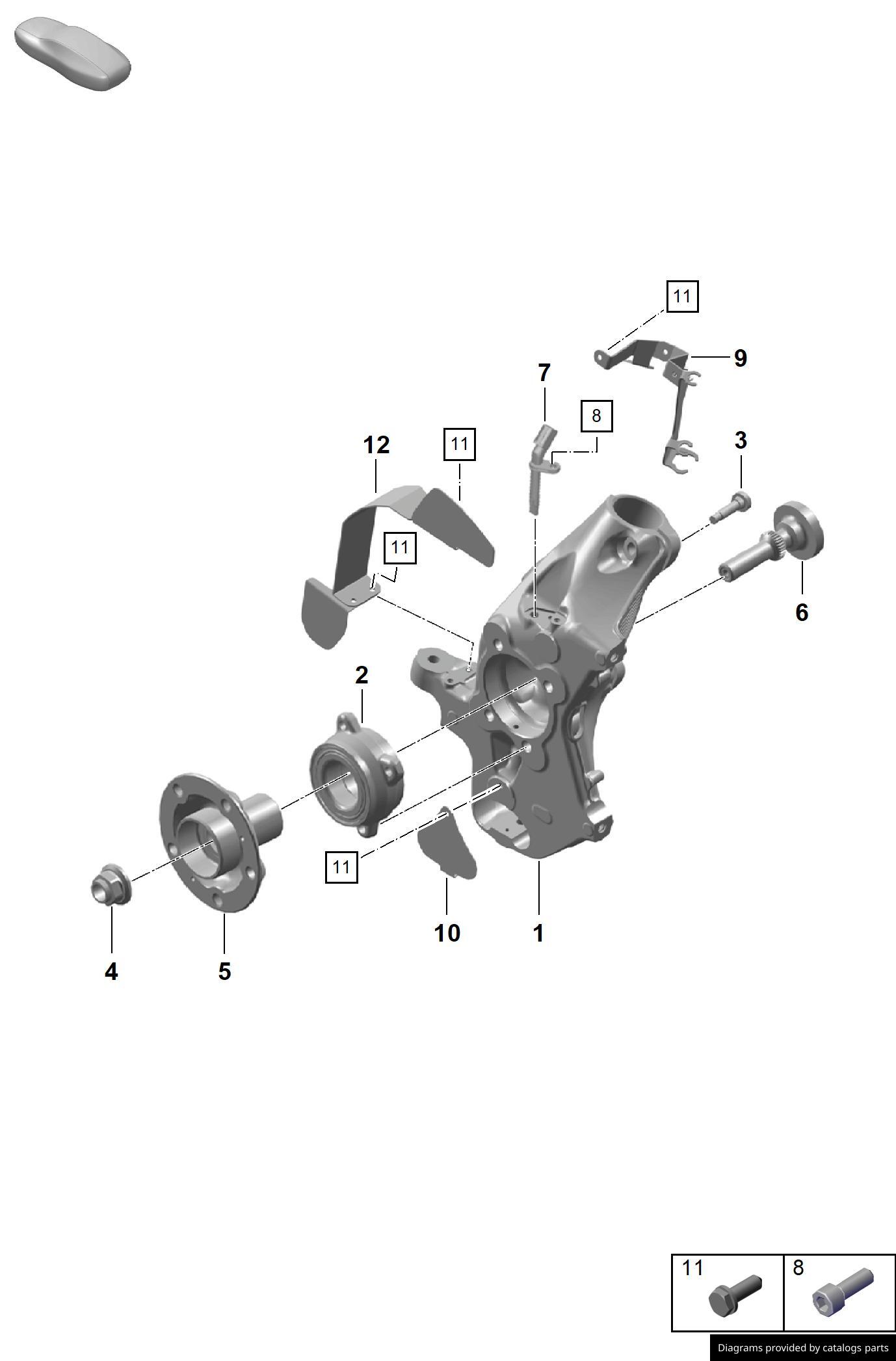 Car part diagram