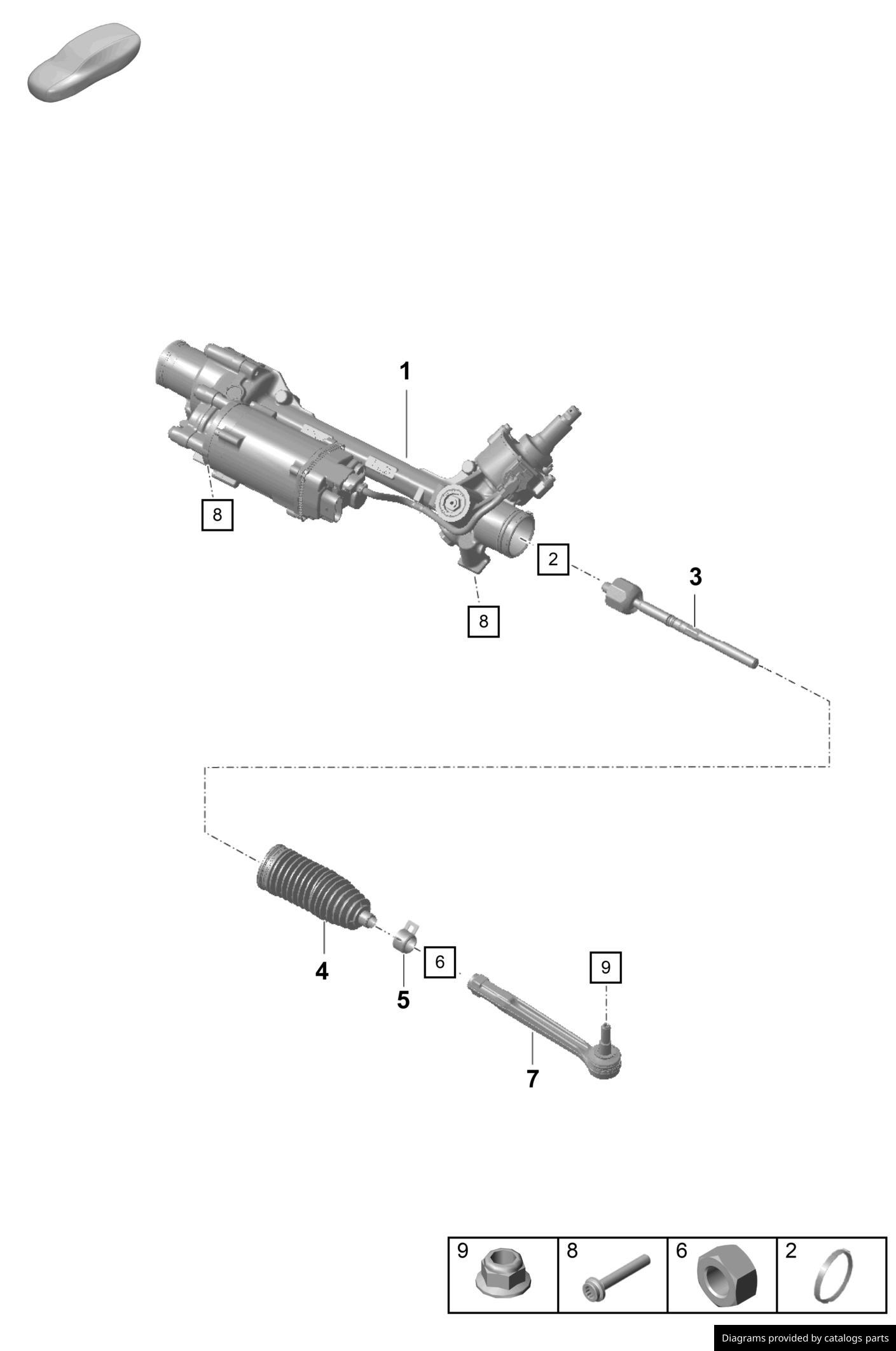 Car part diagram