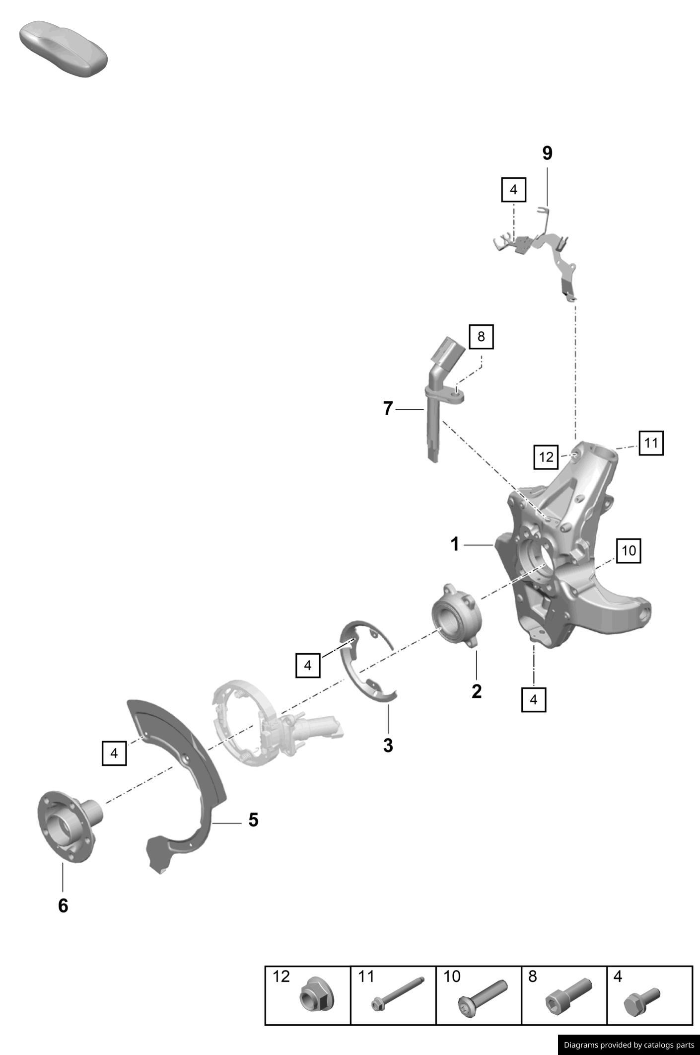 Car part diagram