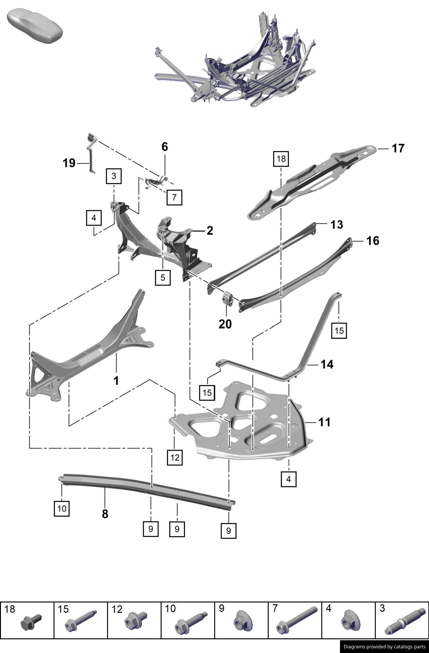 Car part diagram