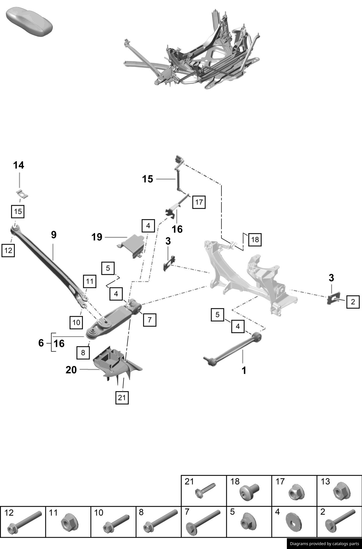 Car part diagram