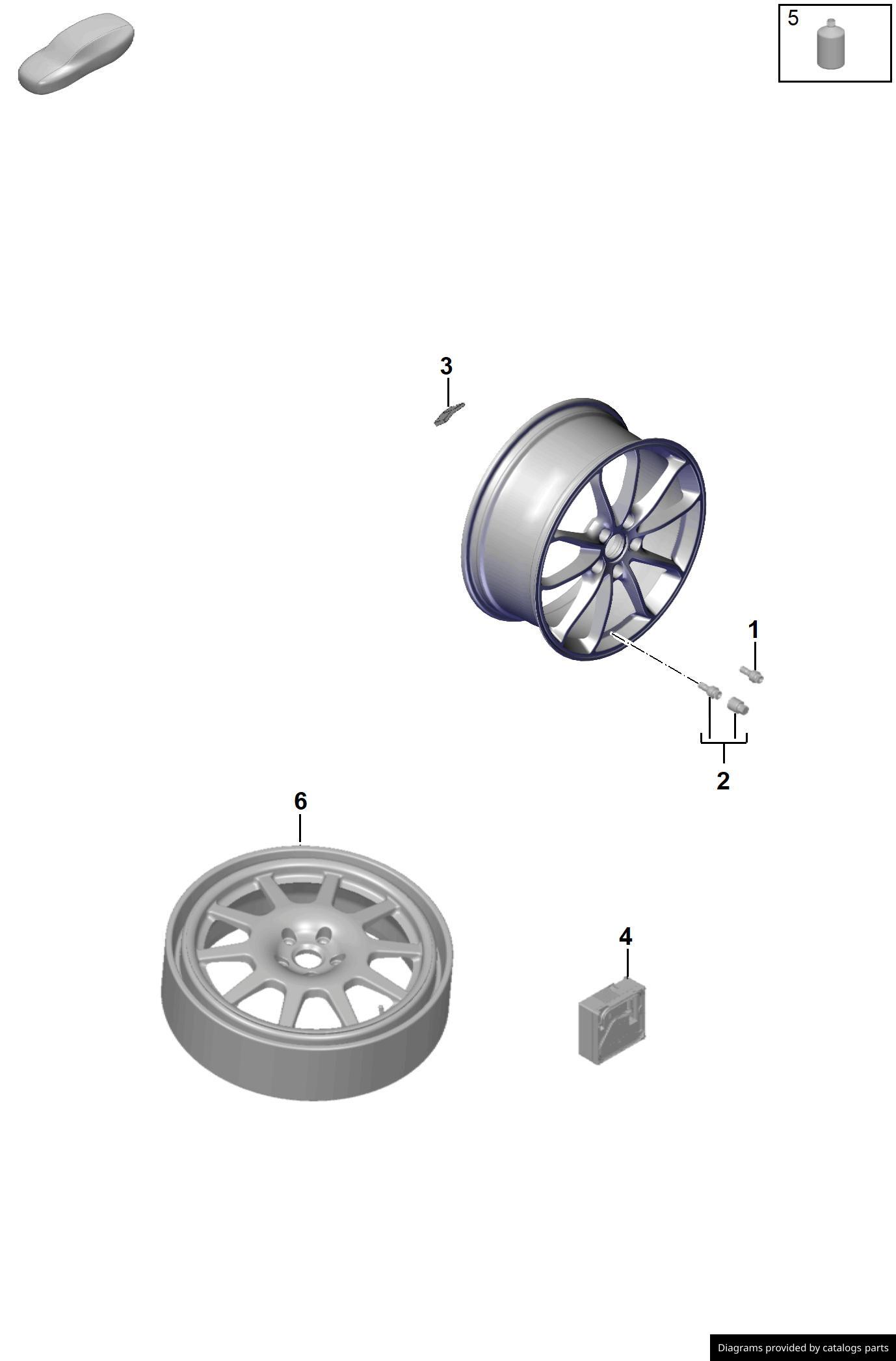 Car part diagram