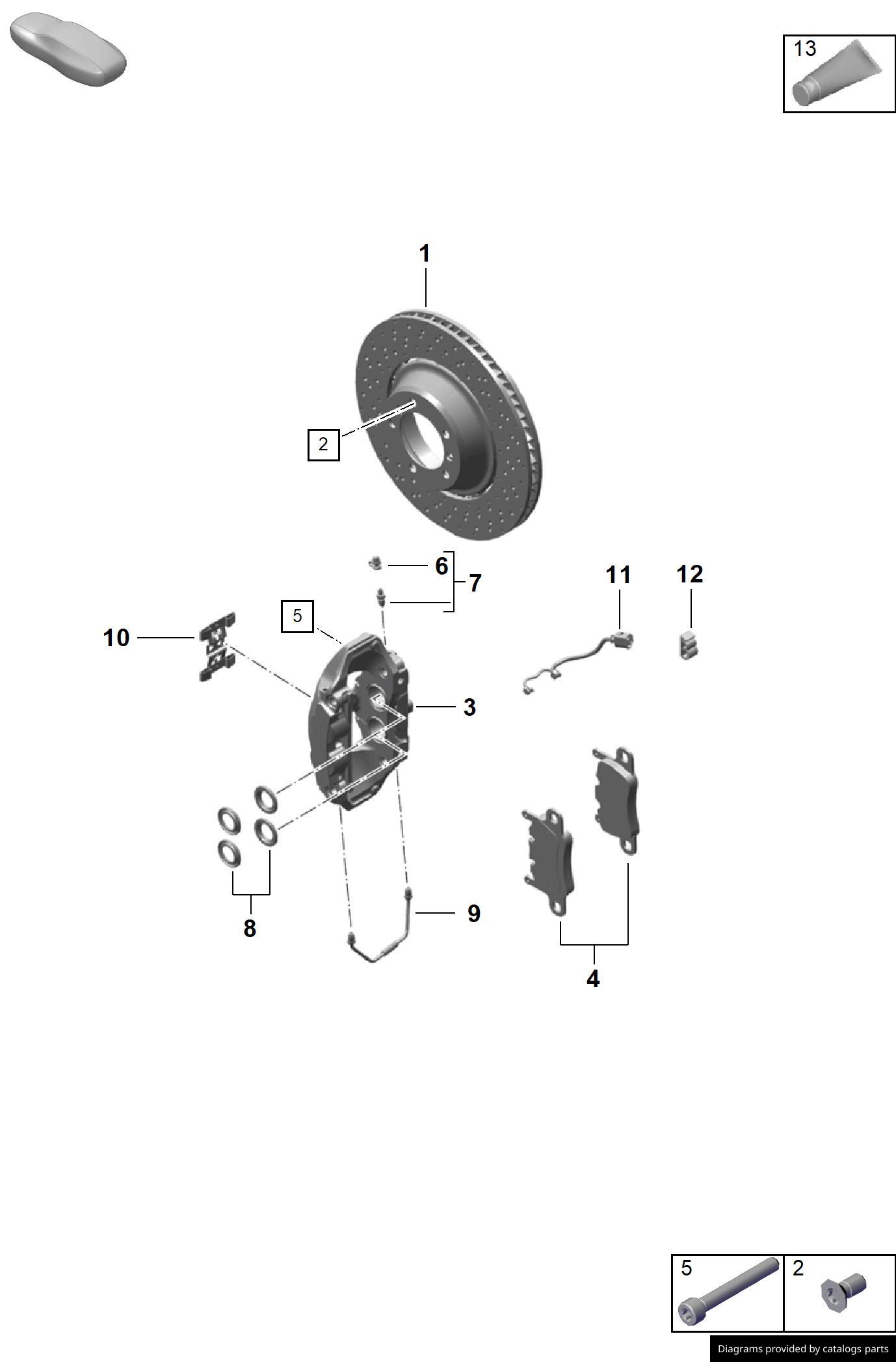 Car part diagram