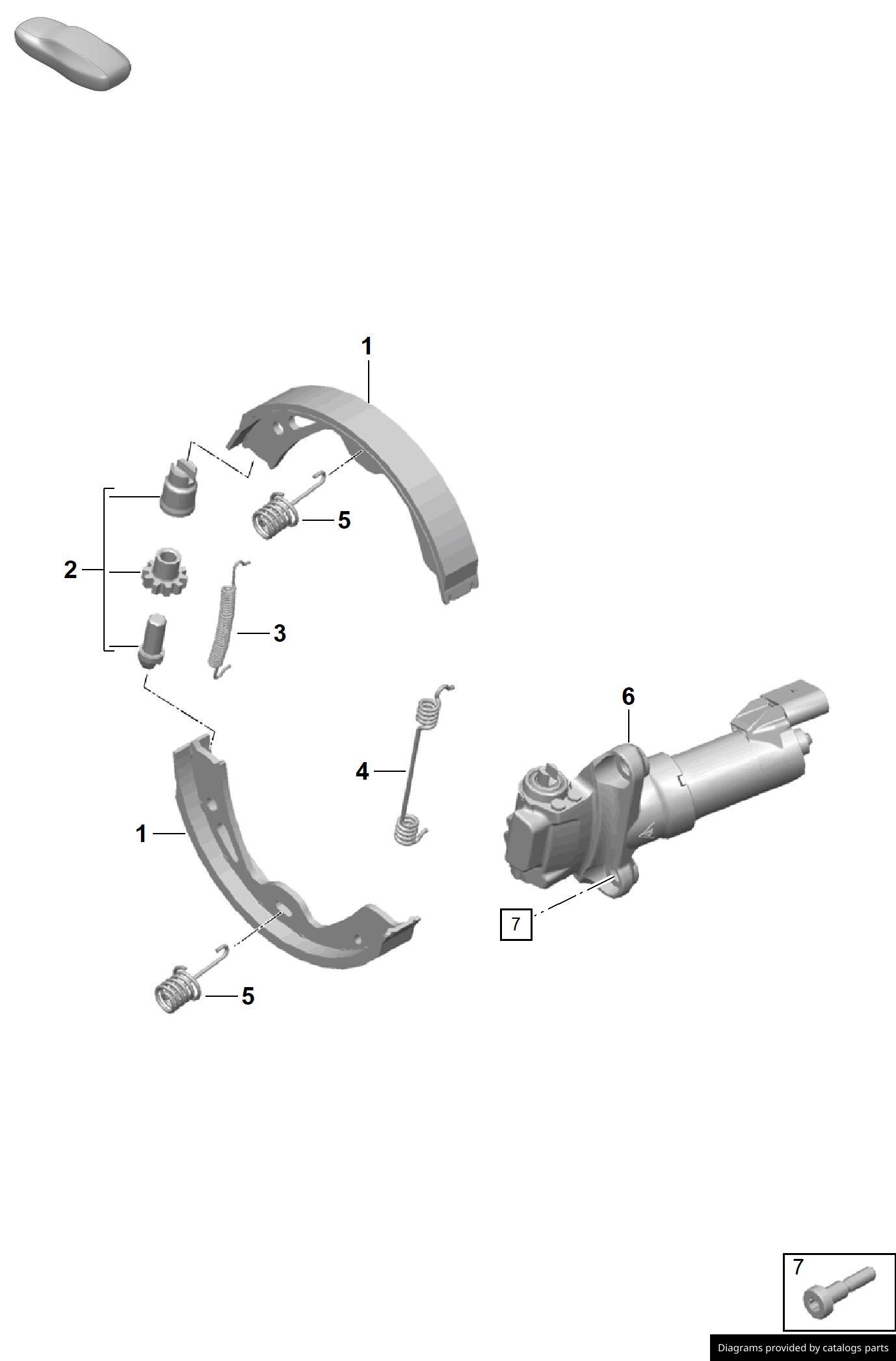 Car part diagram