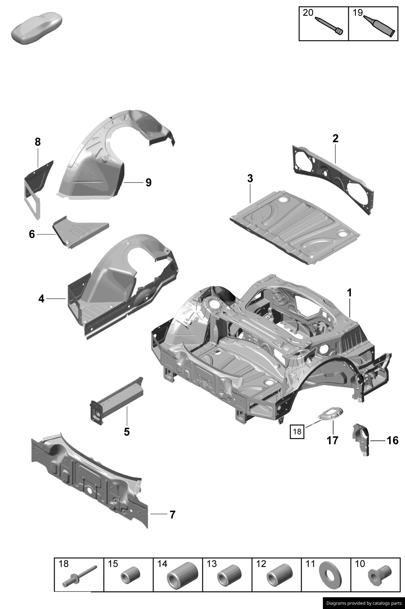 Car part diagram