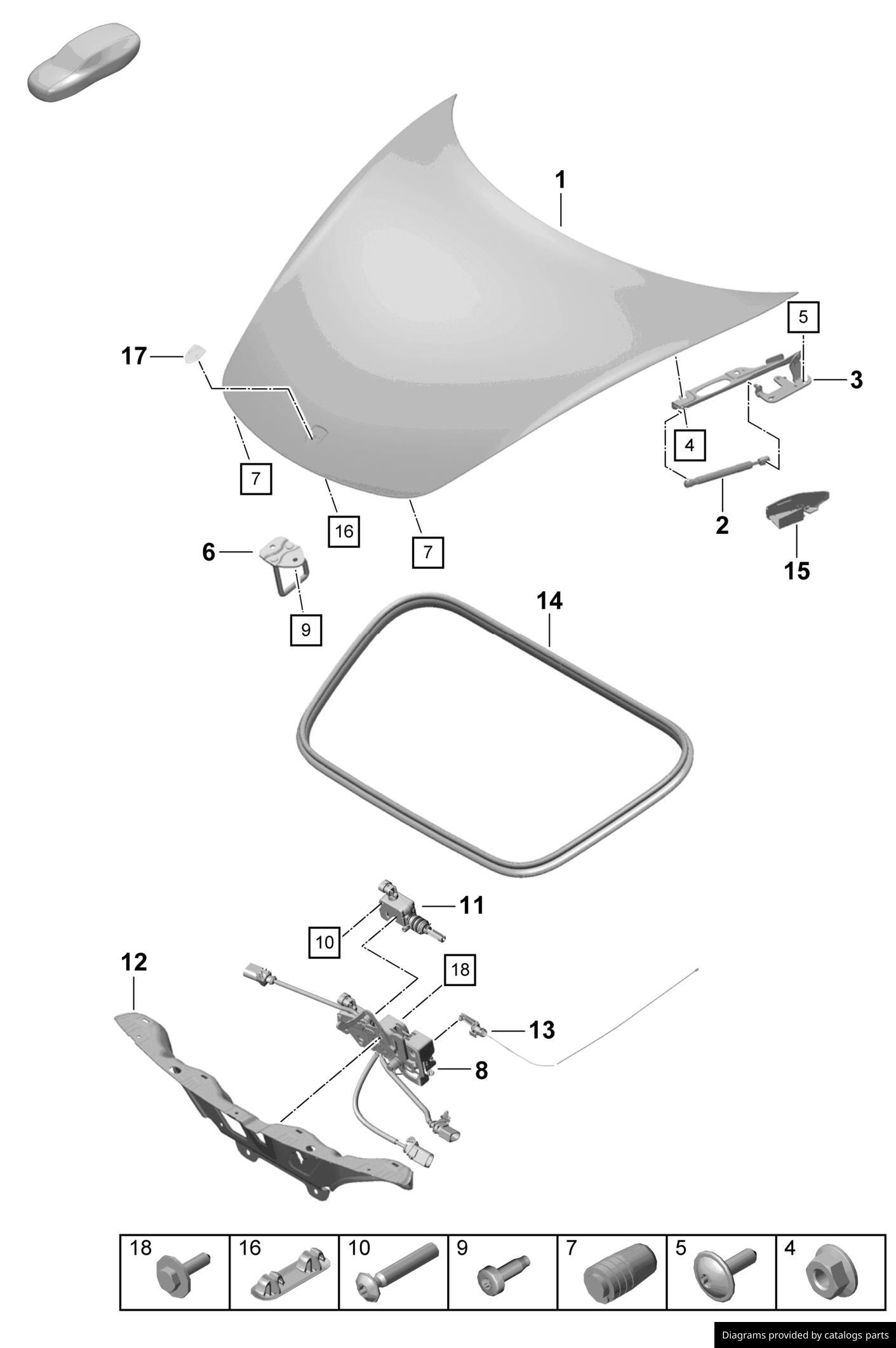 Car part diagram