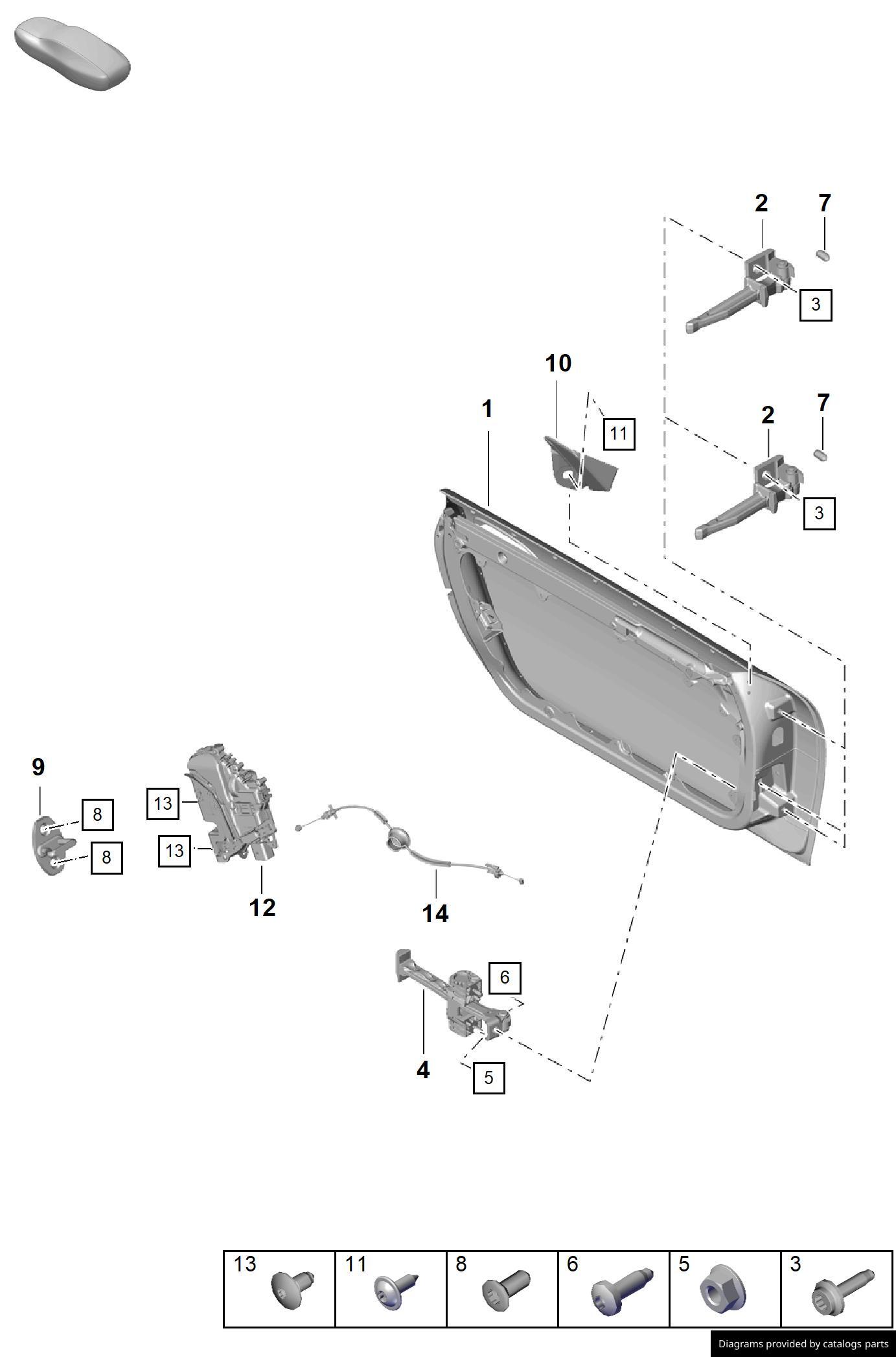 Car part diagram