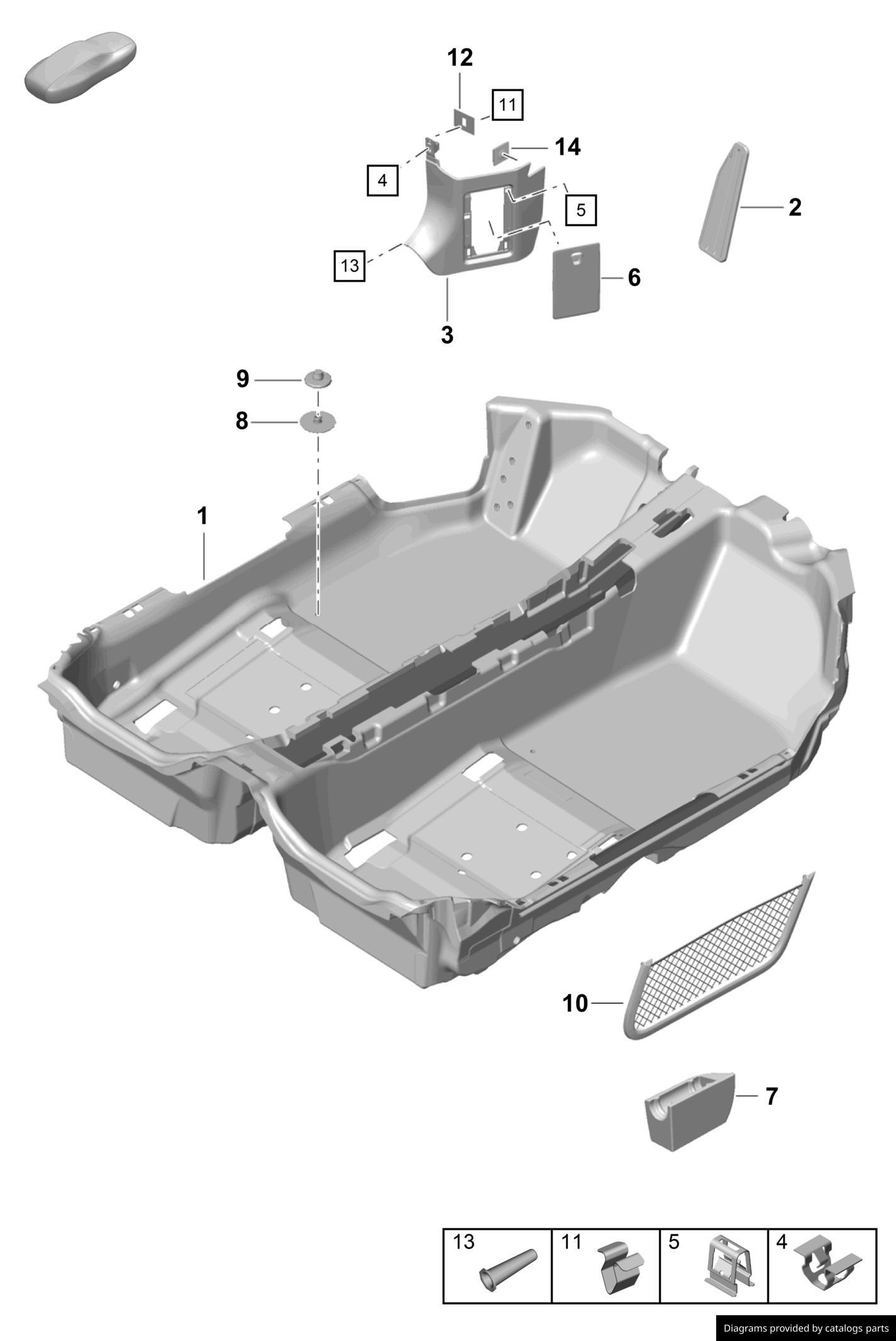 Car part diagram