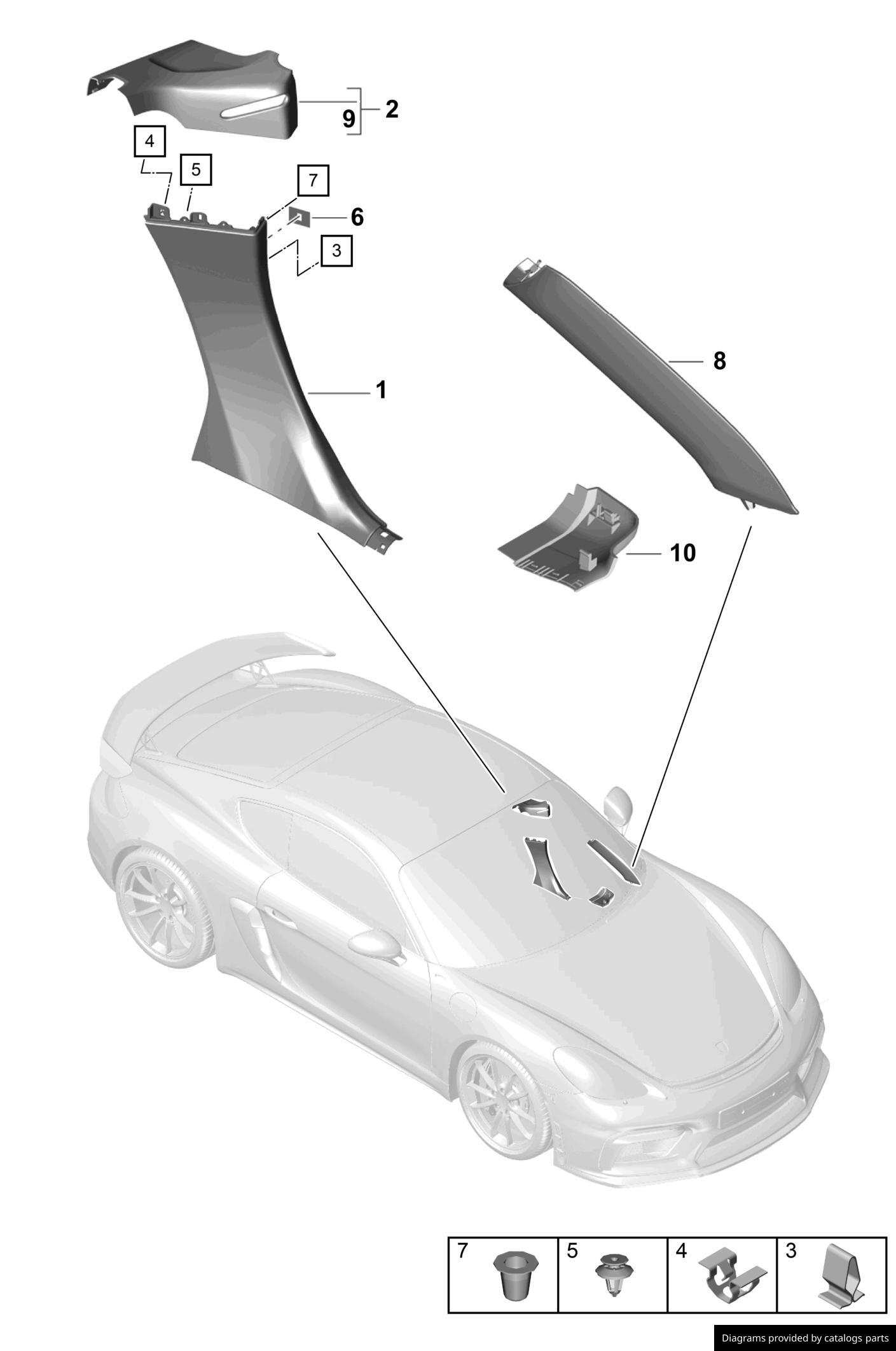 Car part diagram