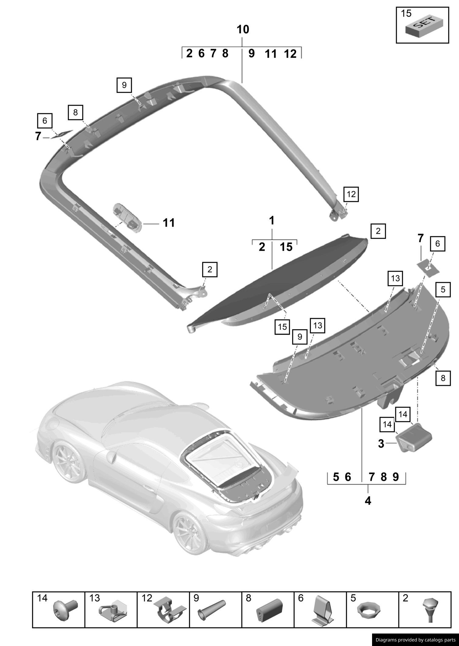 Car part diagram