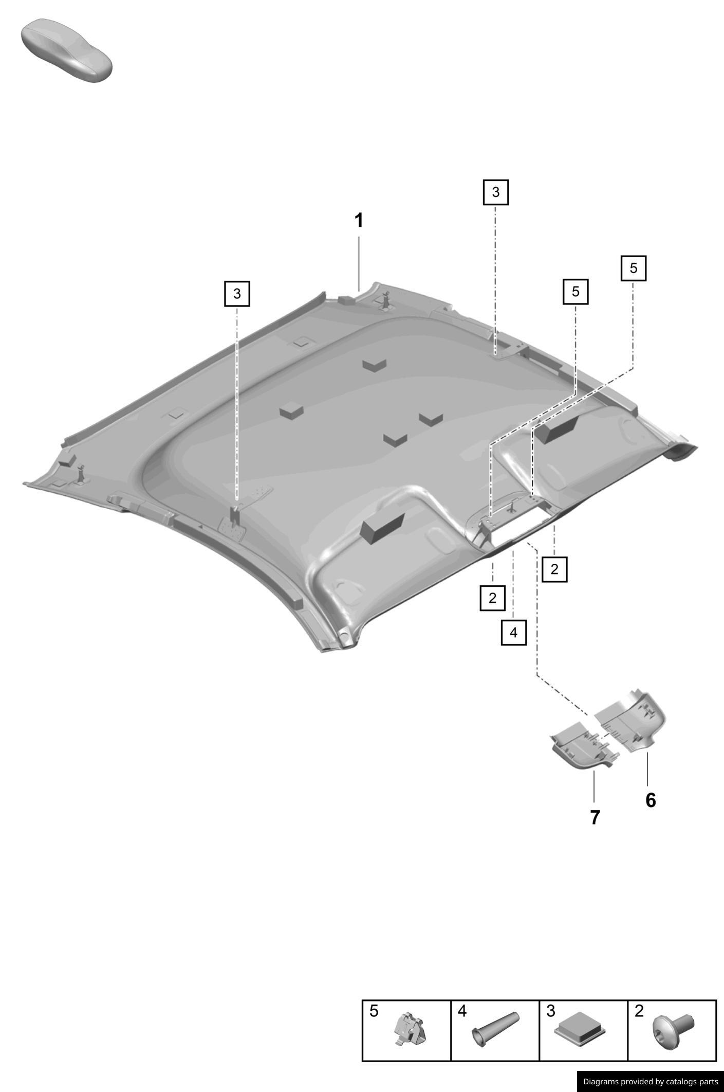 Car part diagram
