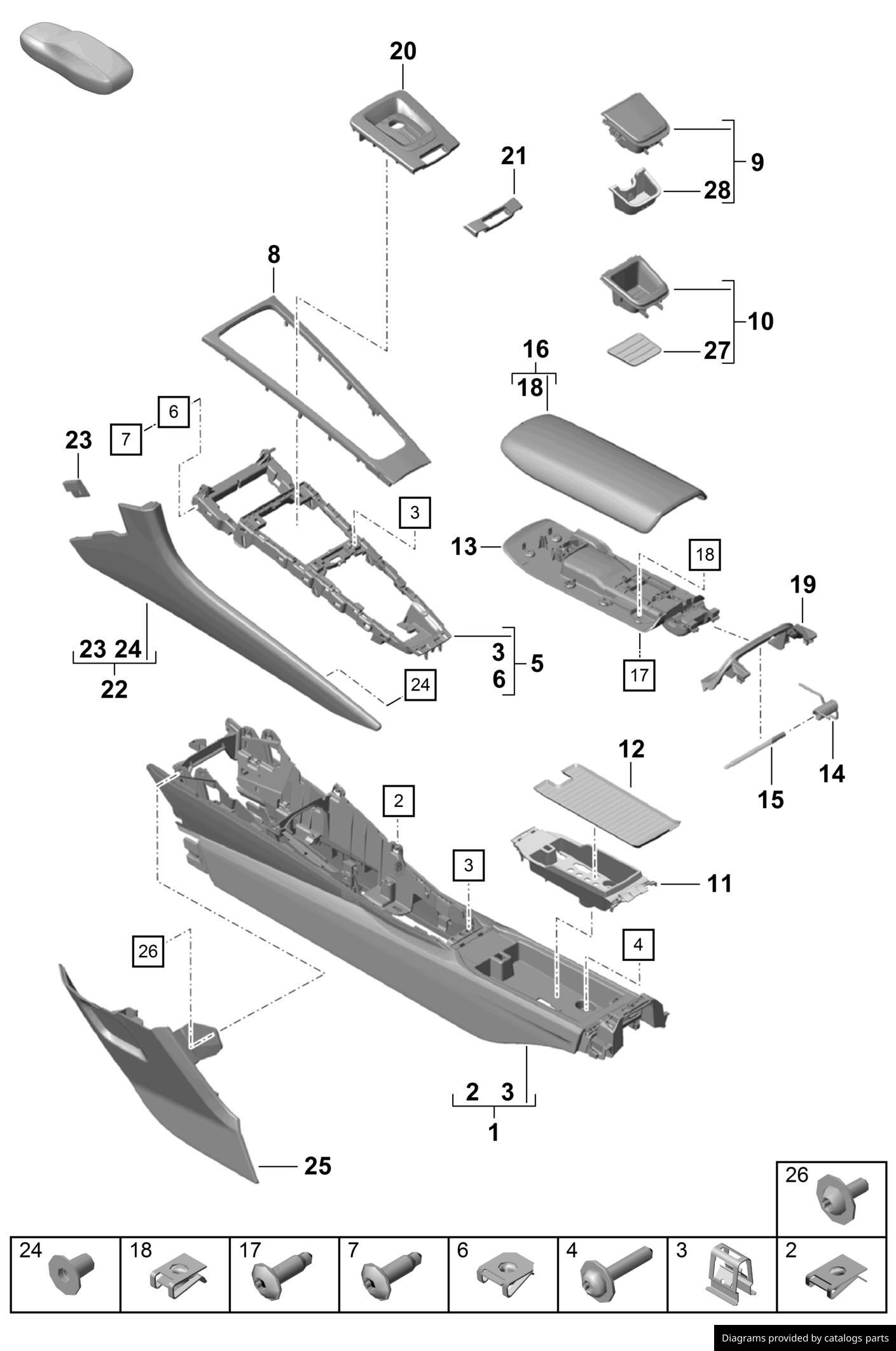 Car part diagram