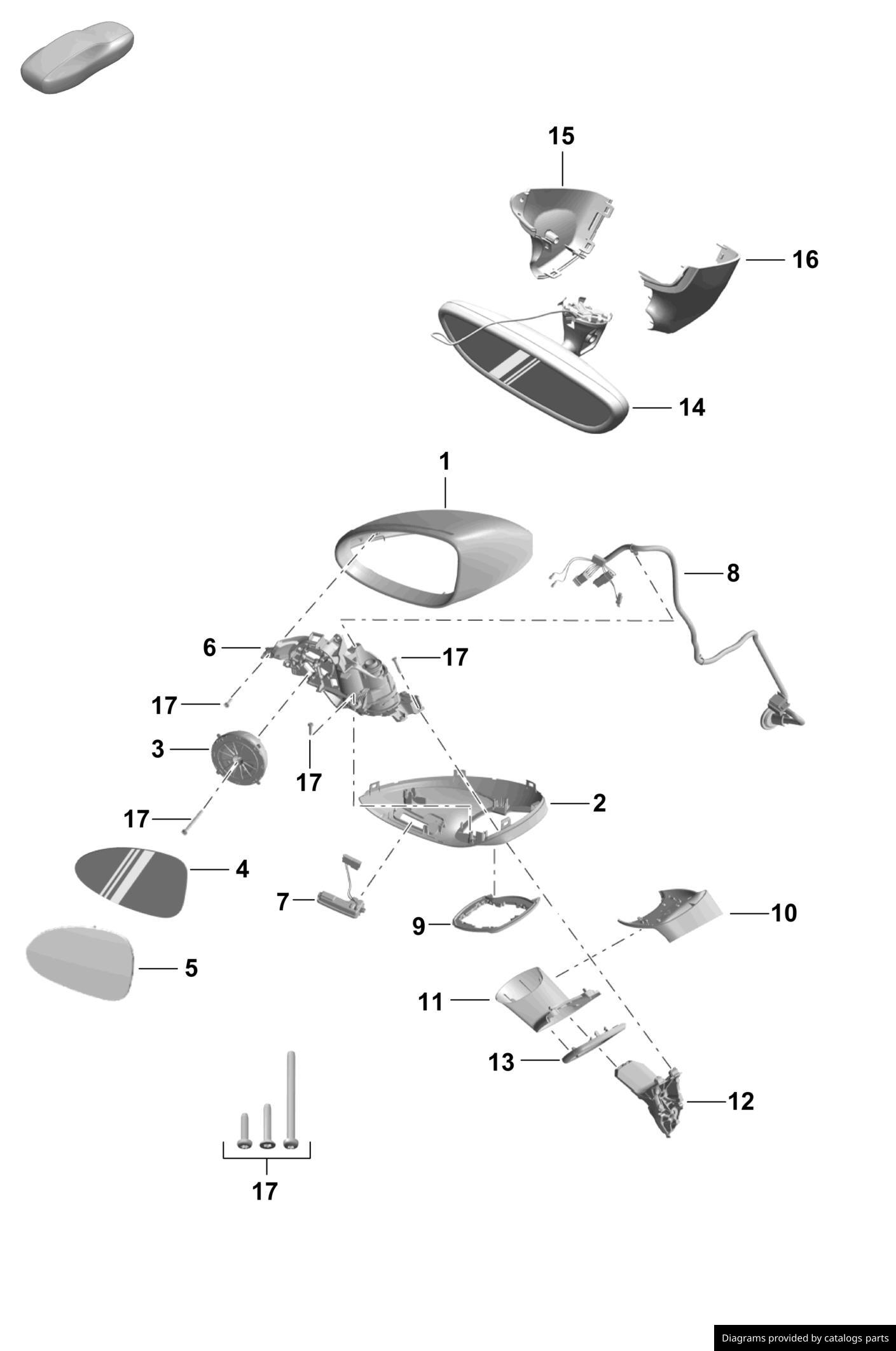 Car part diagram