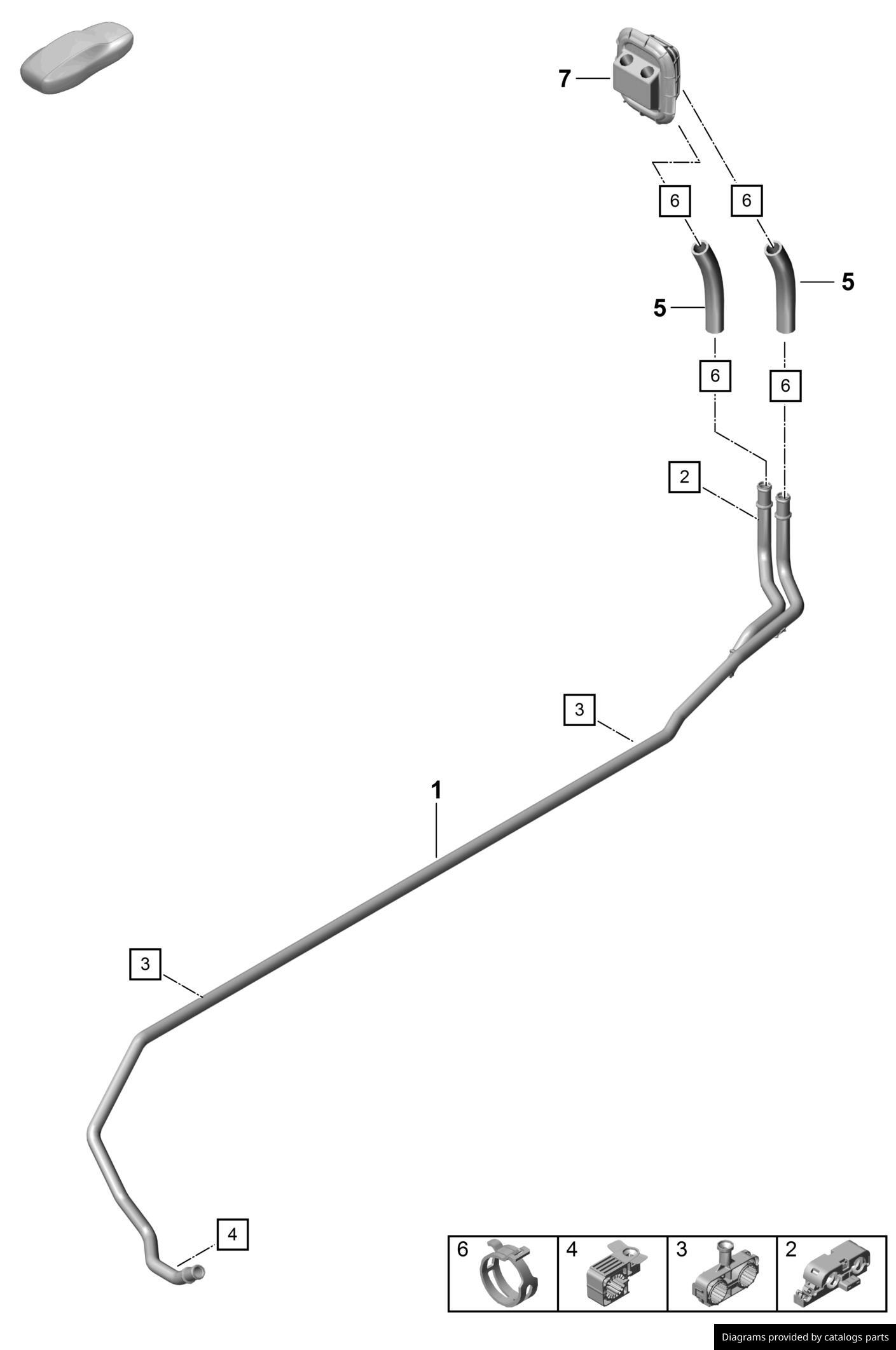 Car part diagram