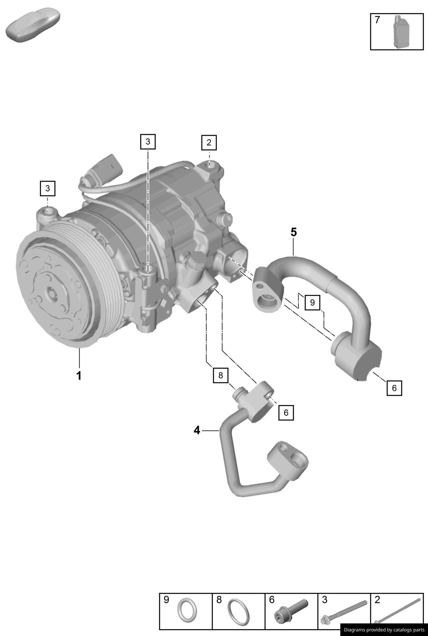Car part diagram
