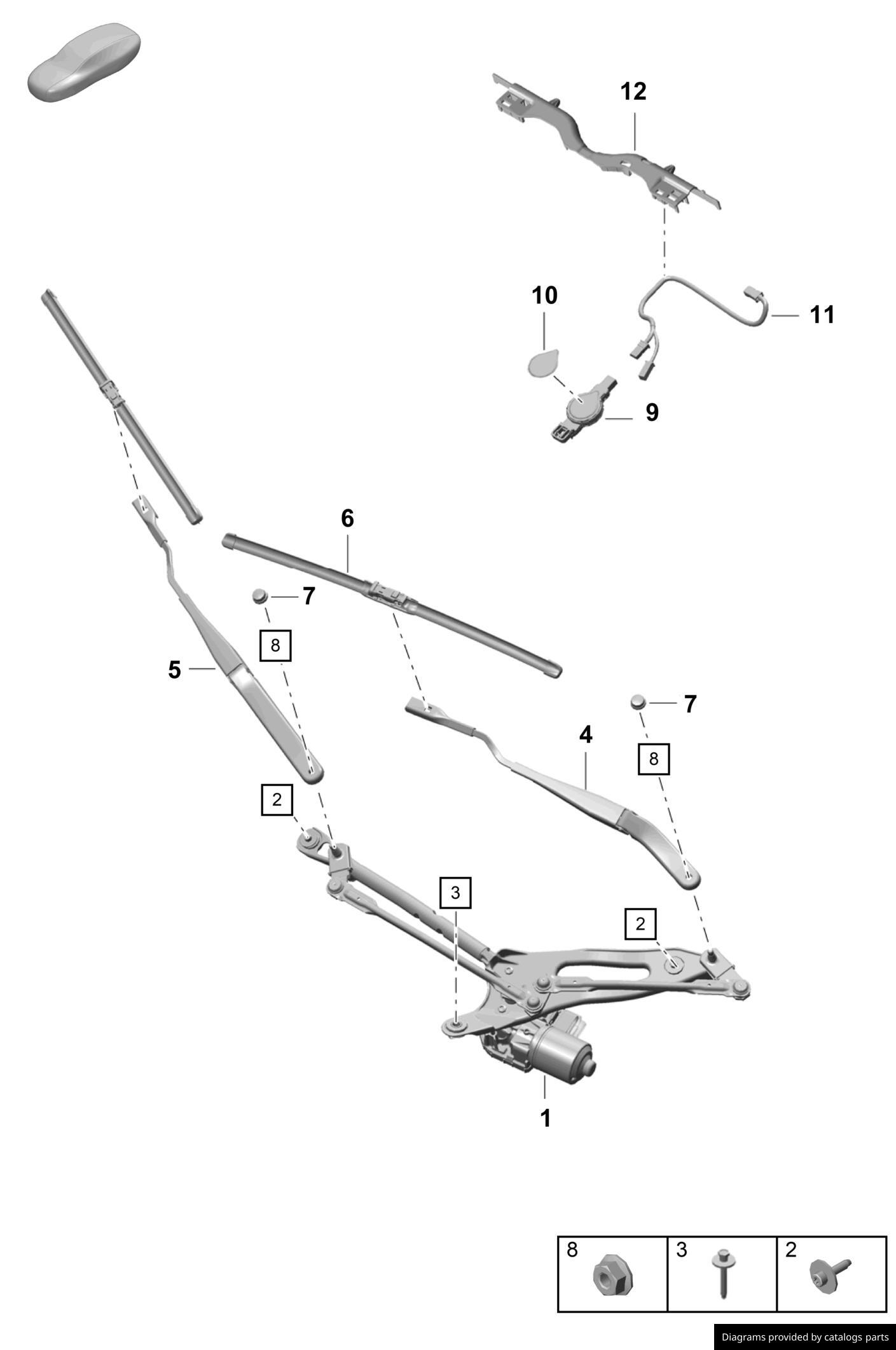 Car part diagram