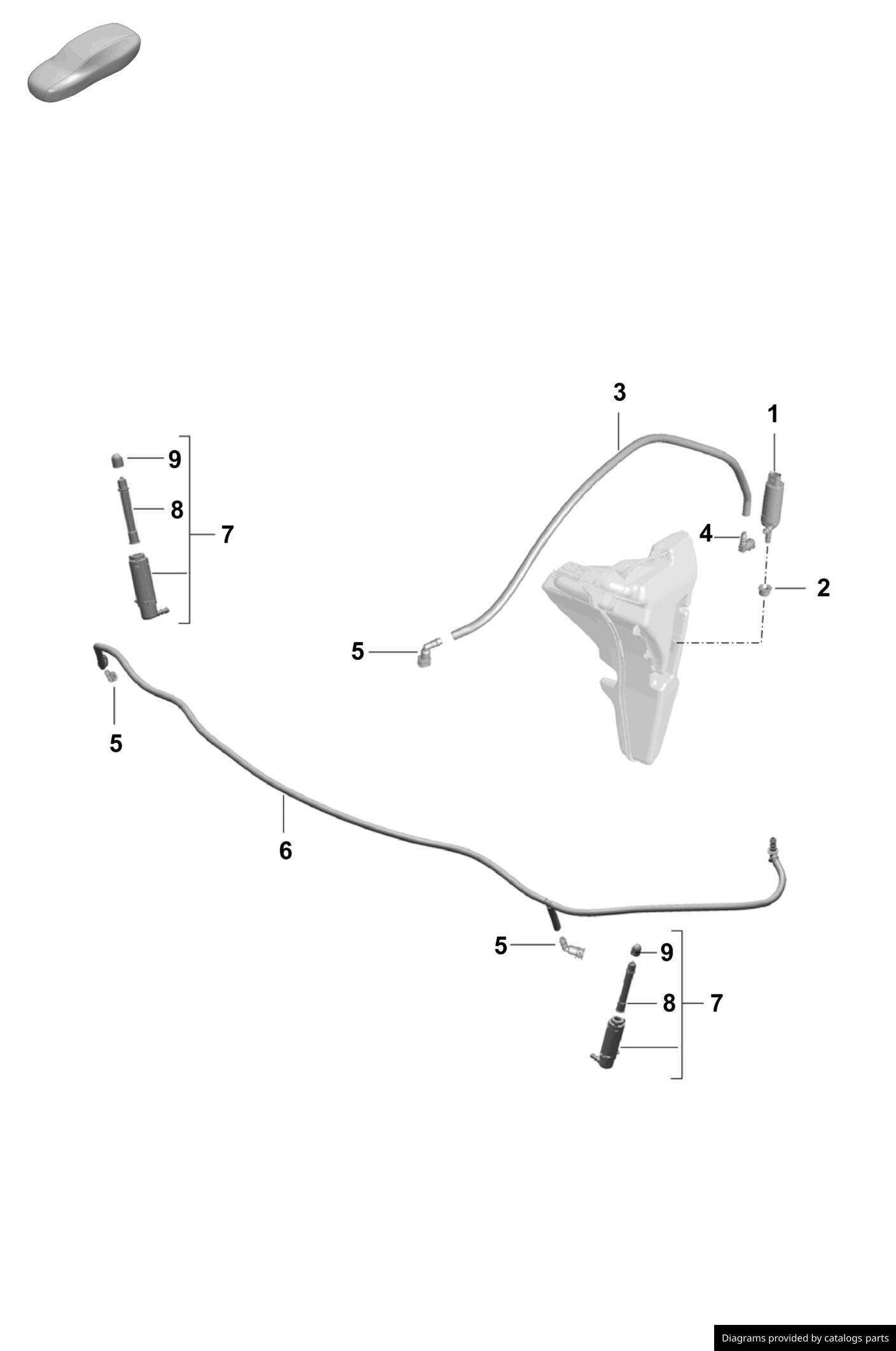 Car part diagram