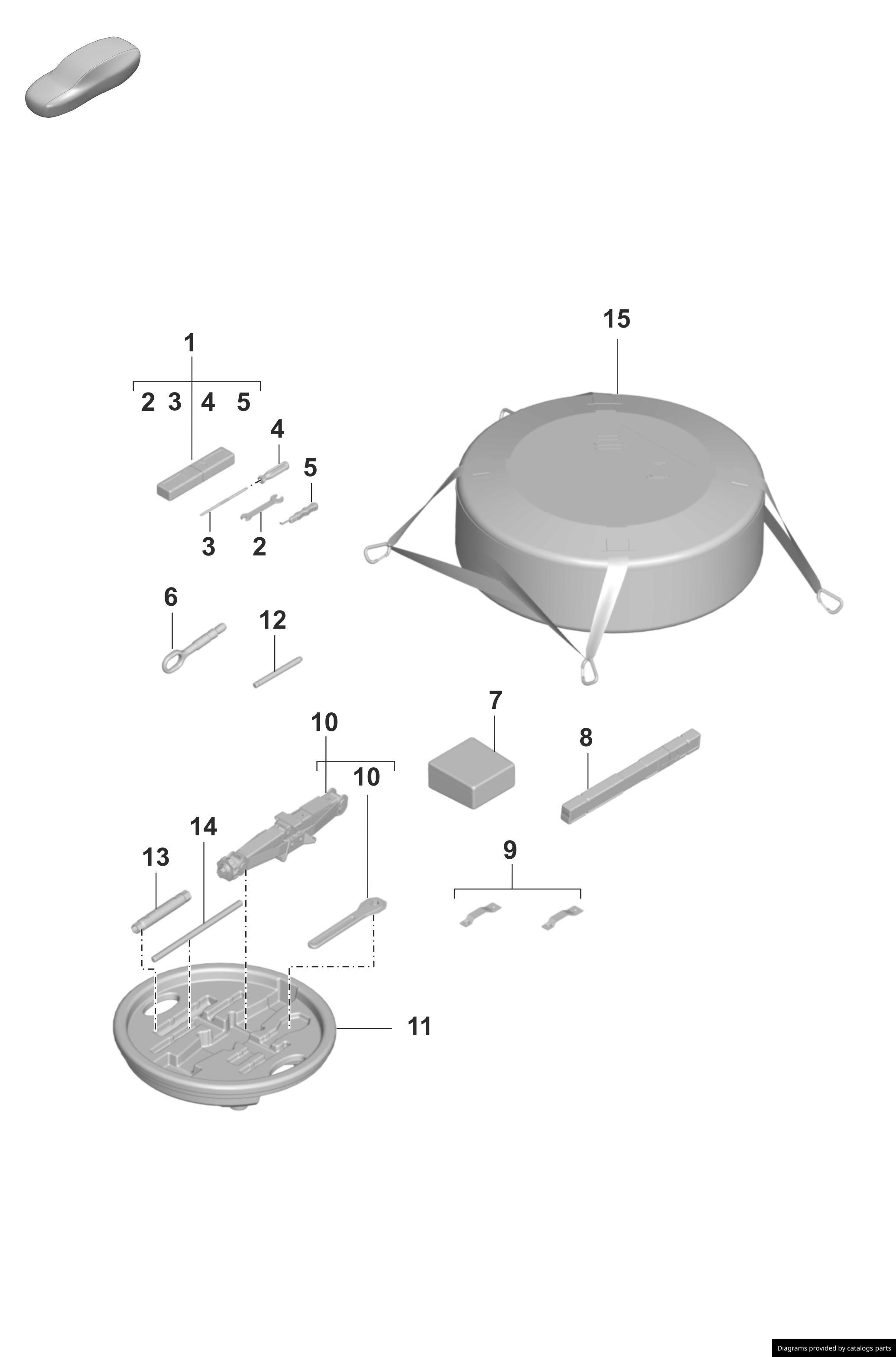 Car part diagram