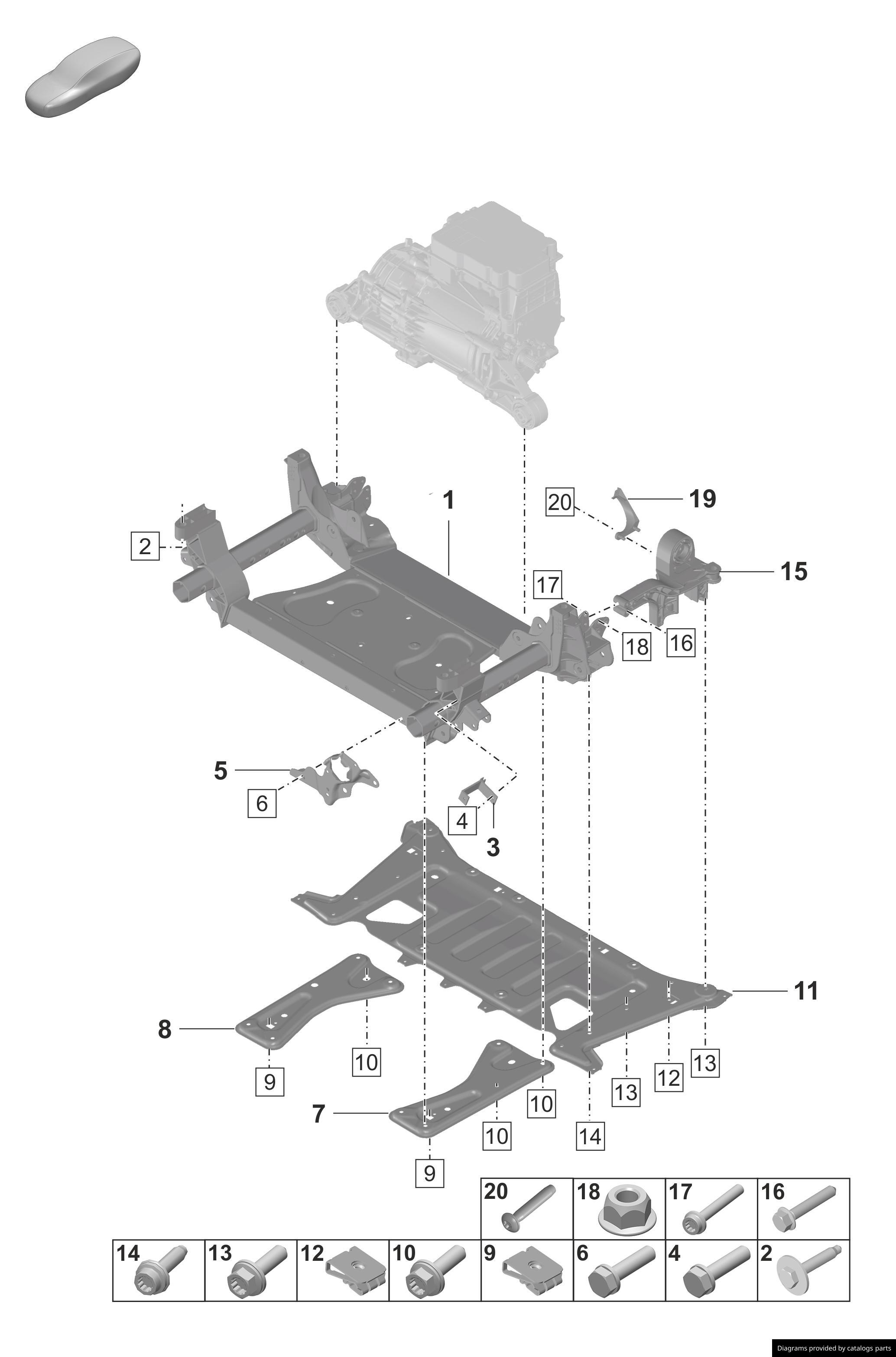 Car part diagram