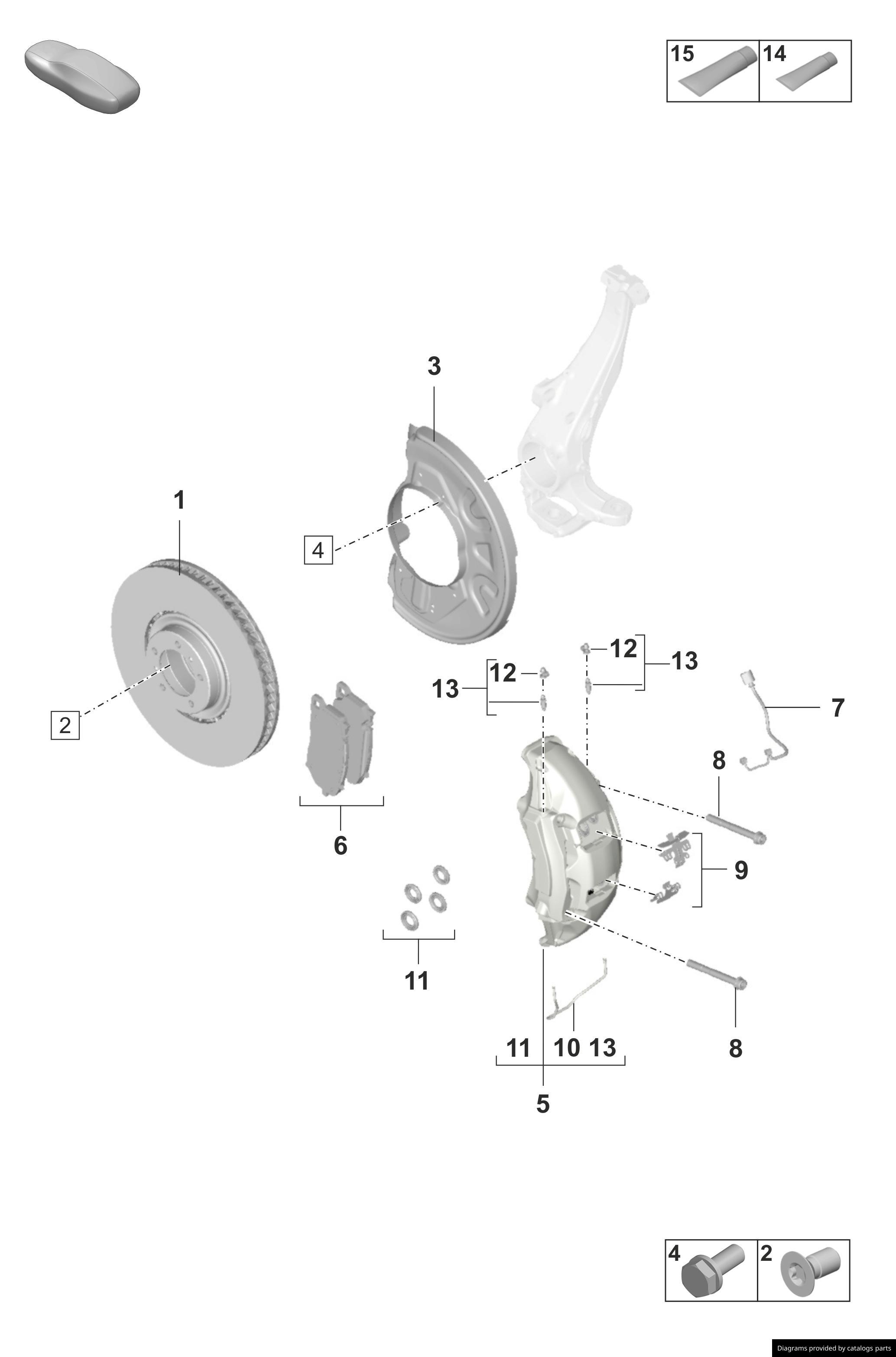 Car part diagram