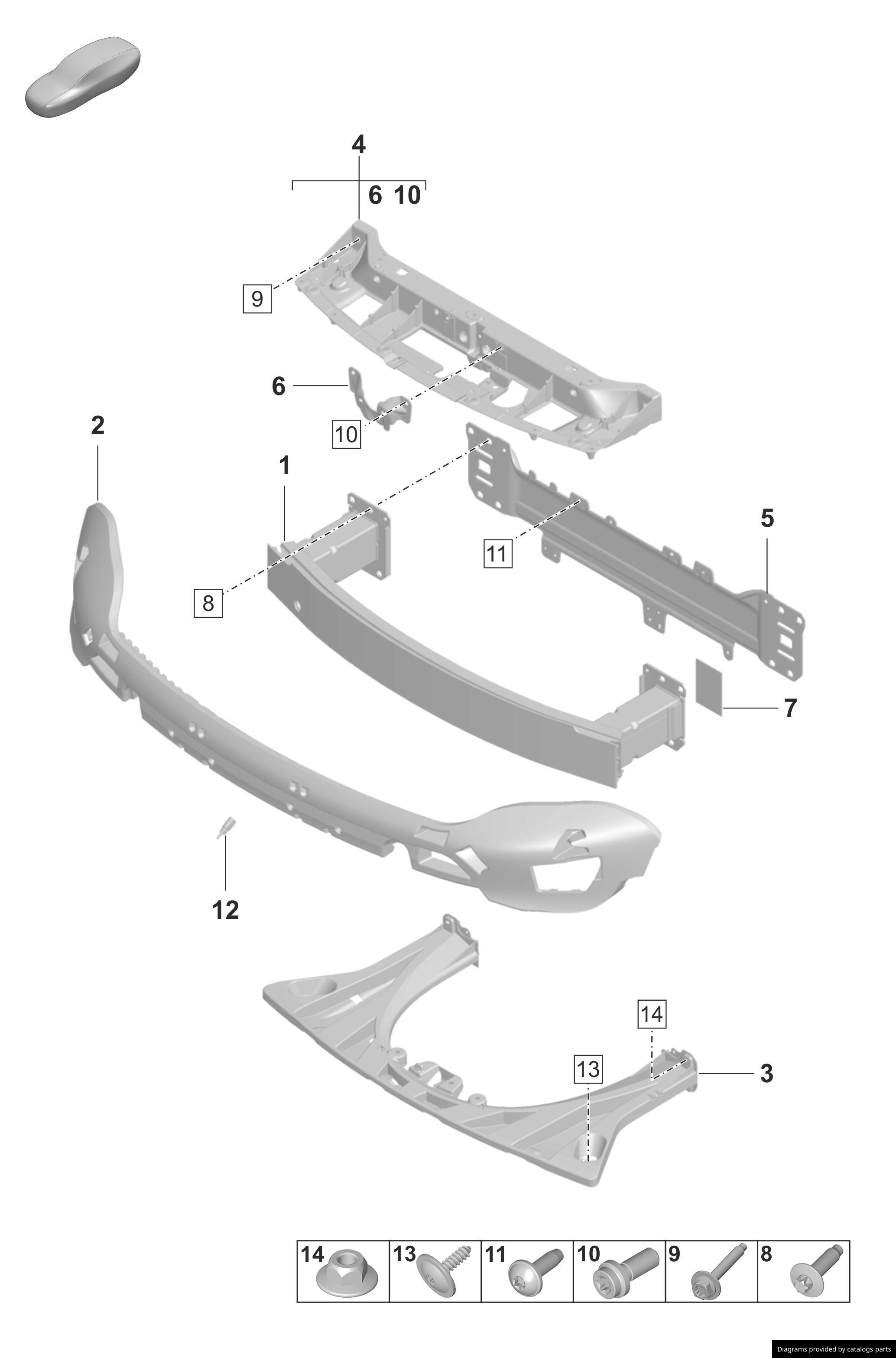 Car part diagram