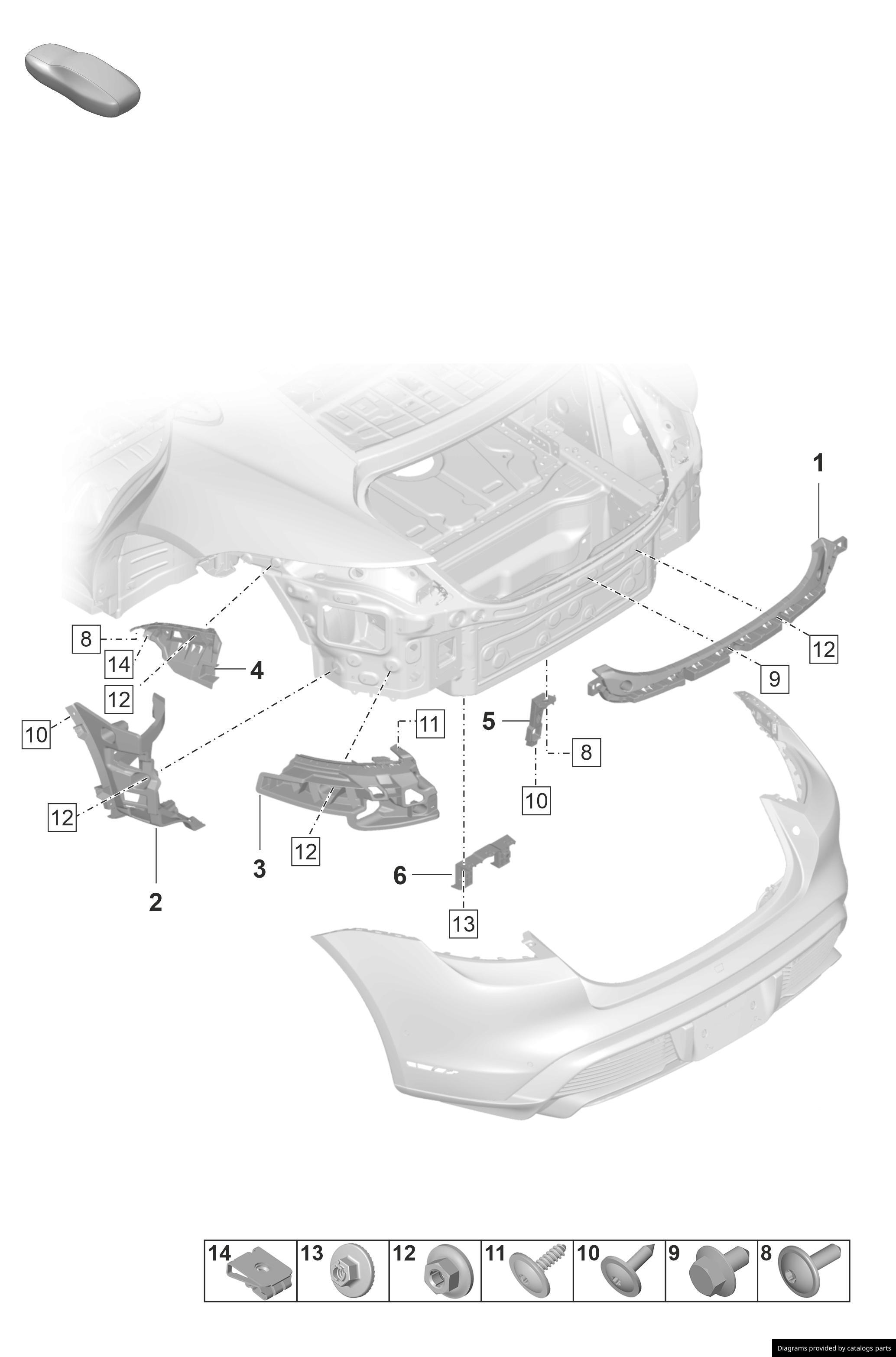 Car part diagram