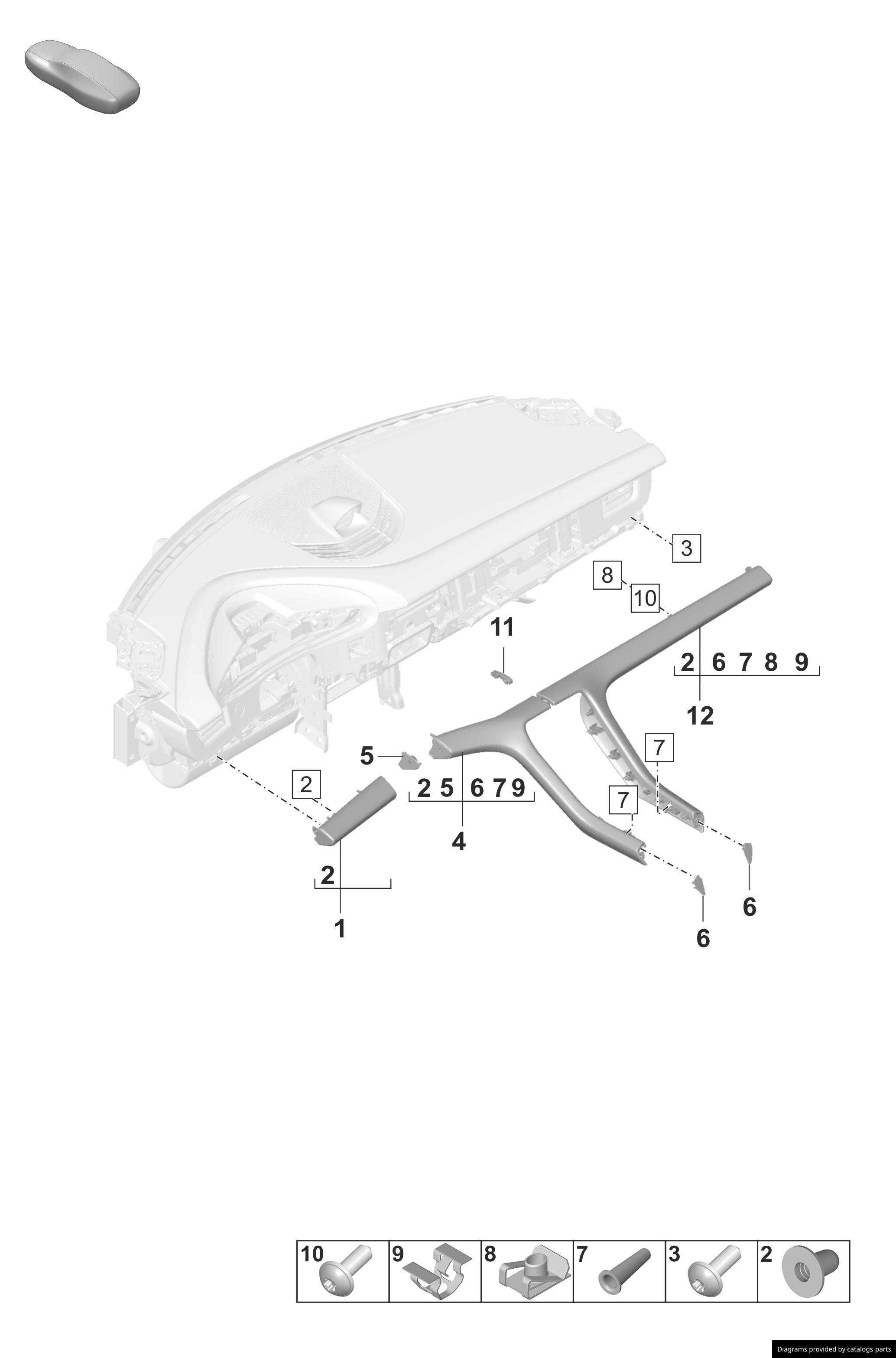Car part diagram