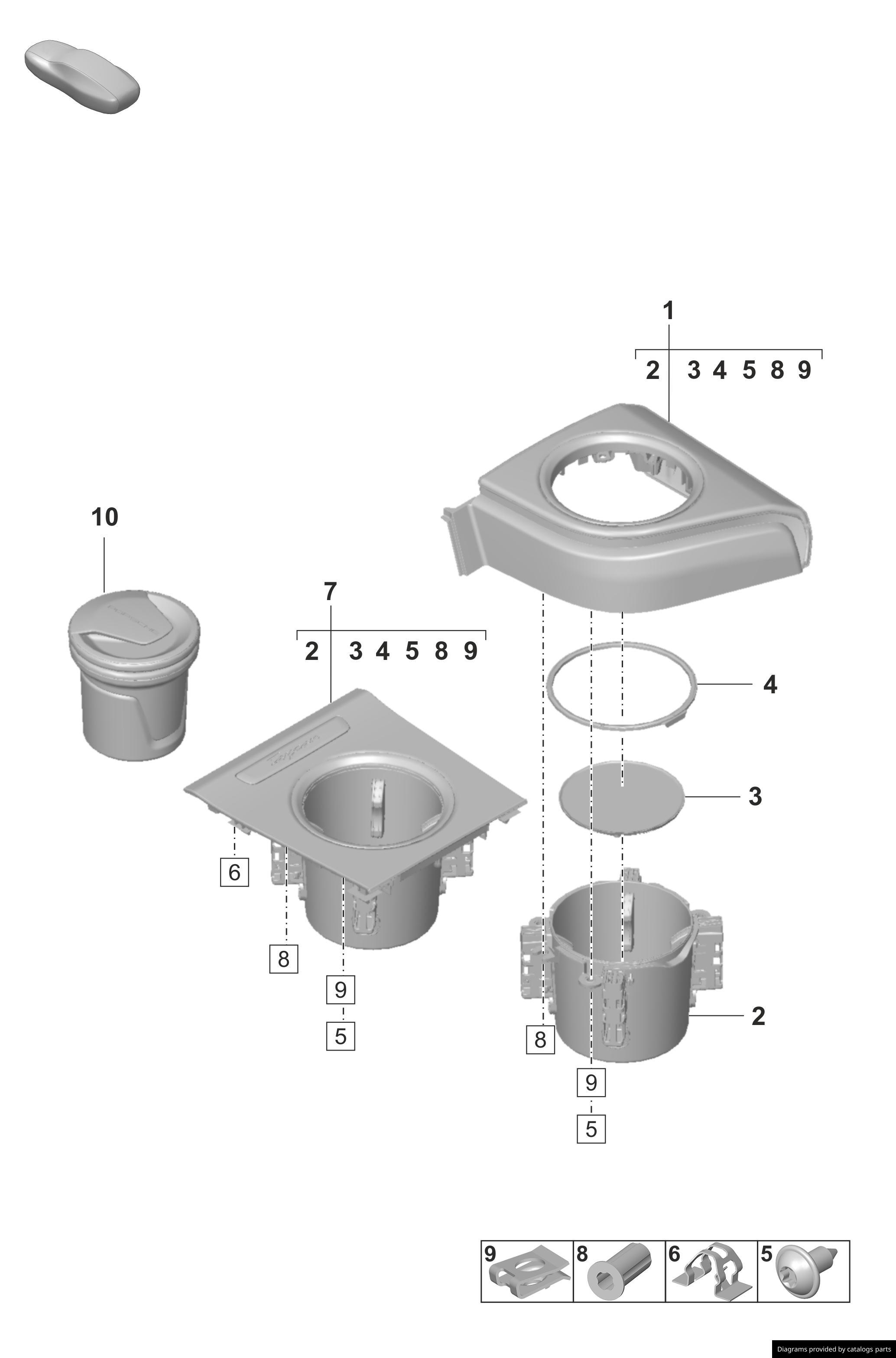 Car part diagram