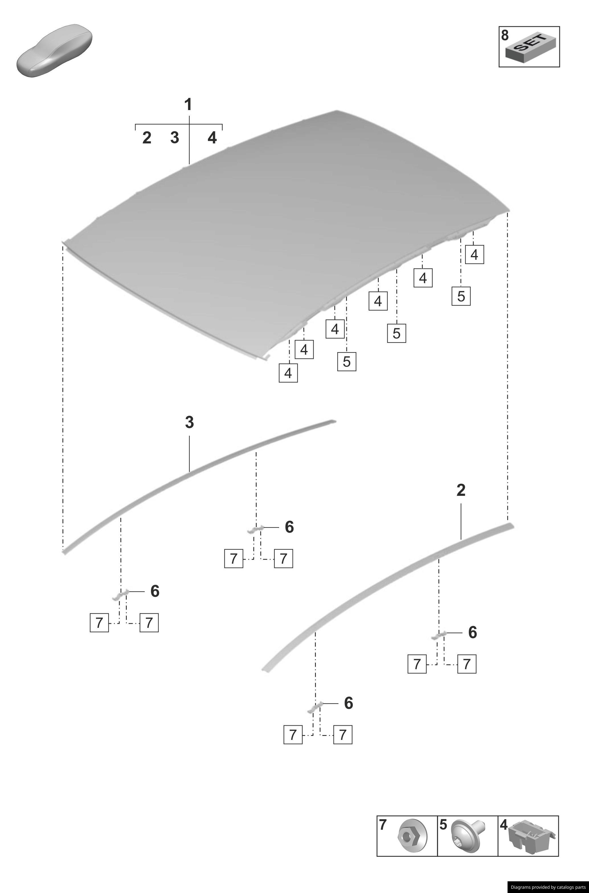 Car part diagram