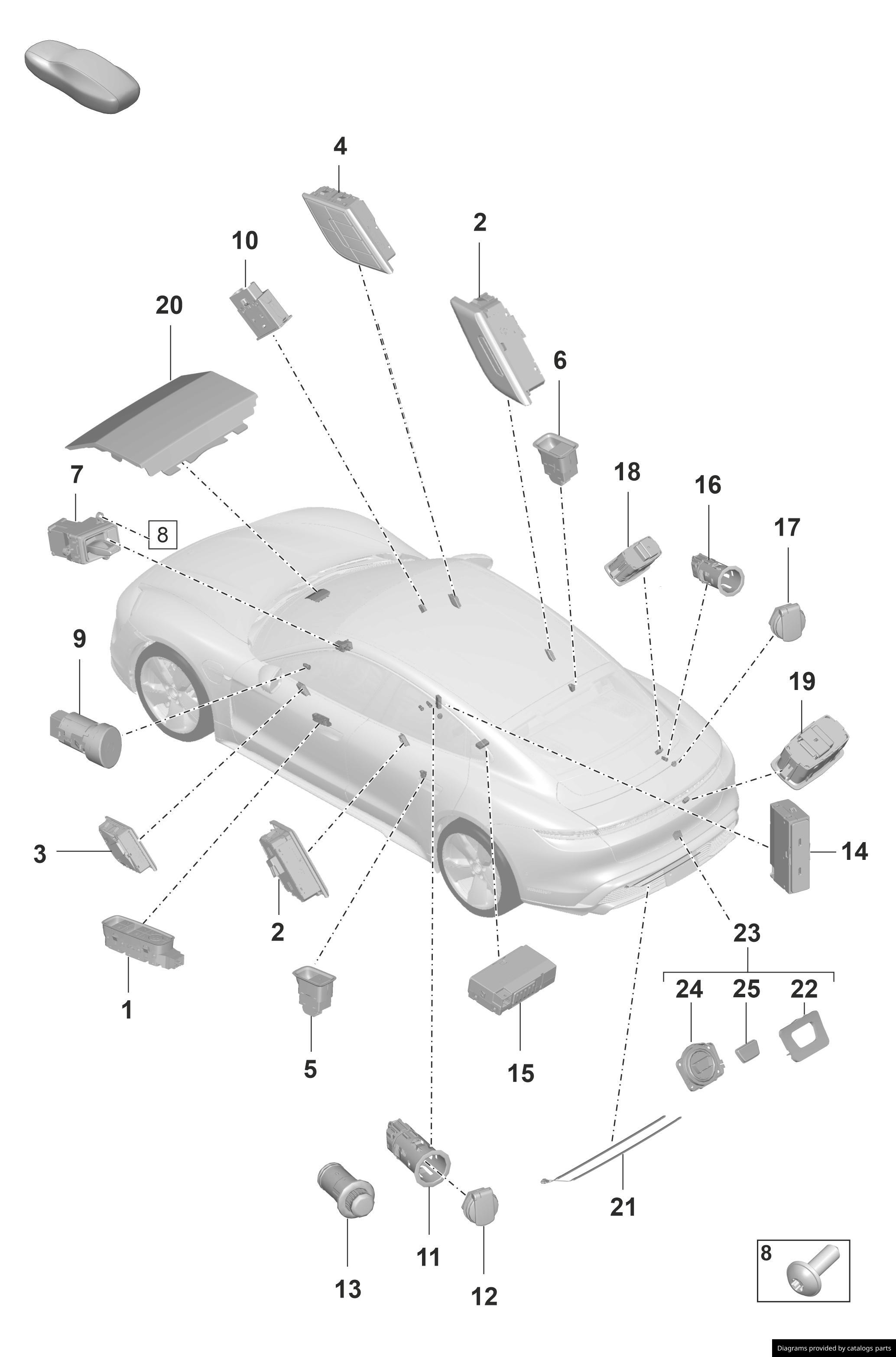 Car part diagram