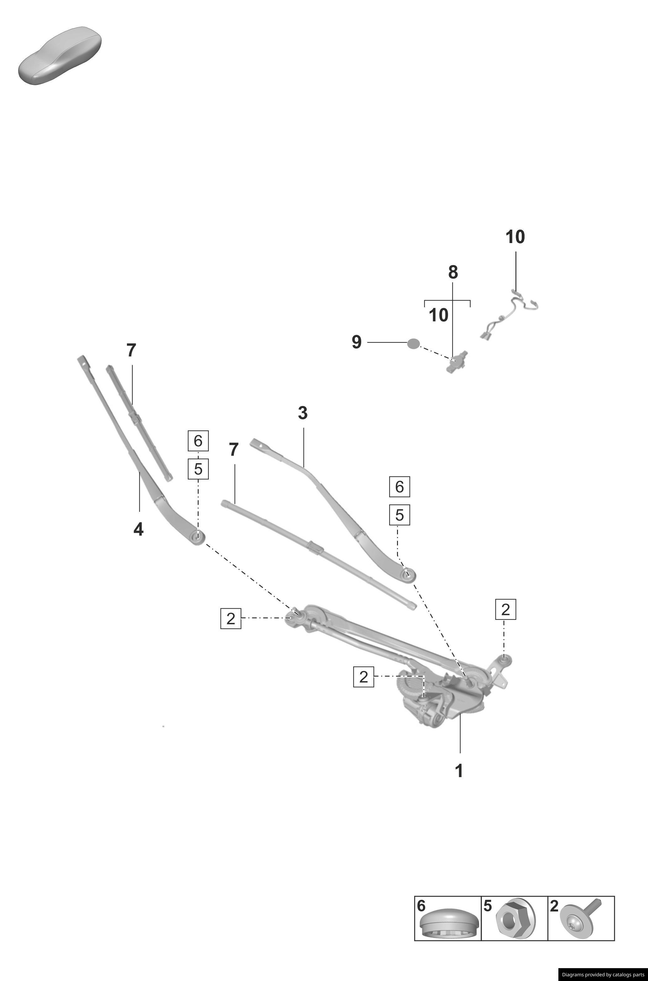 Car part diagram