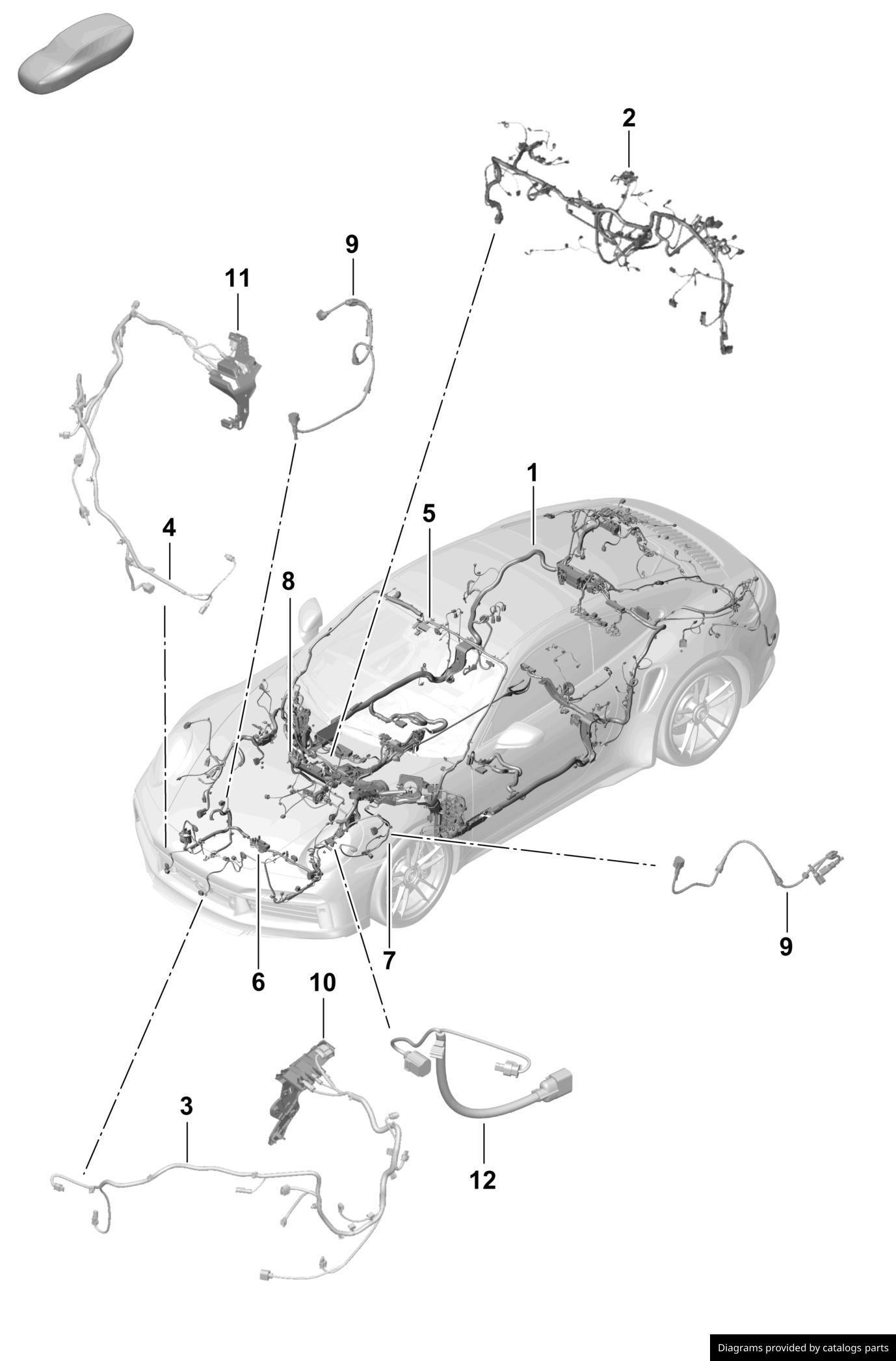 Car part diagram