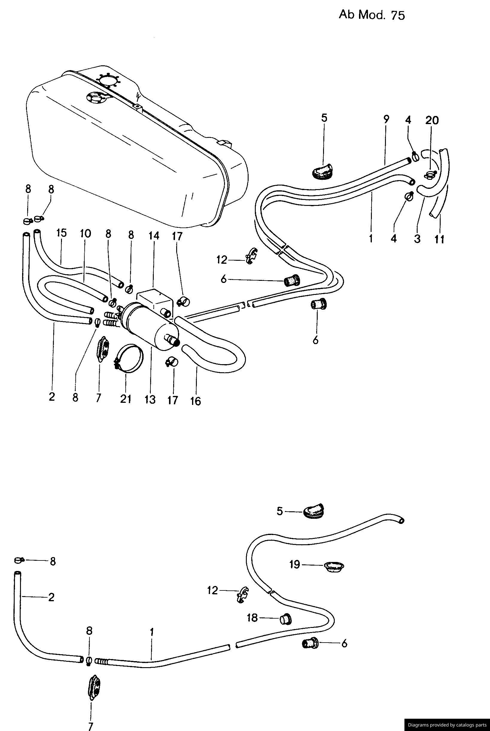 Car part diagram