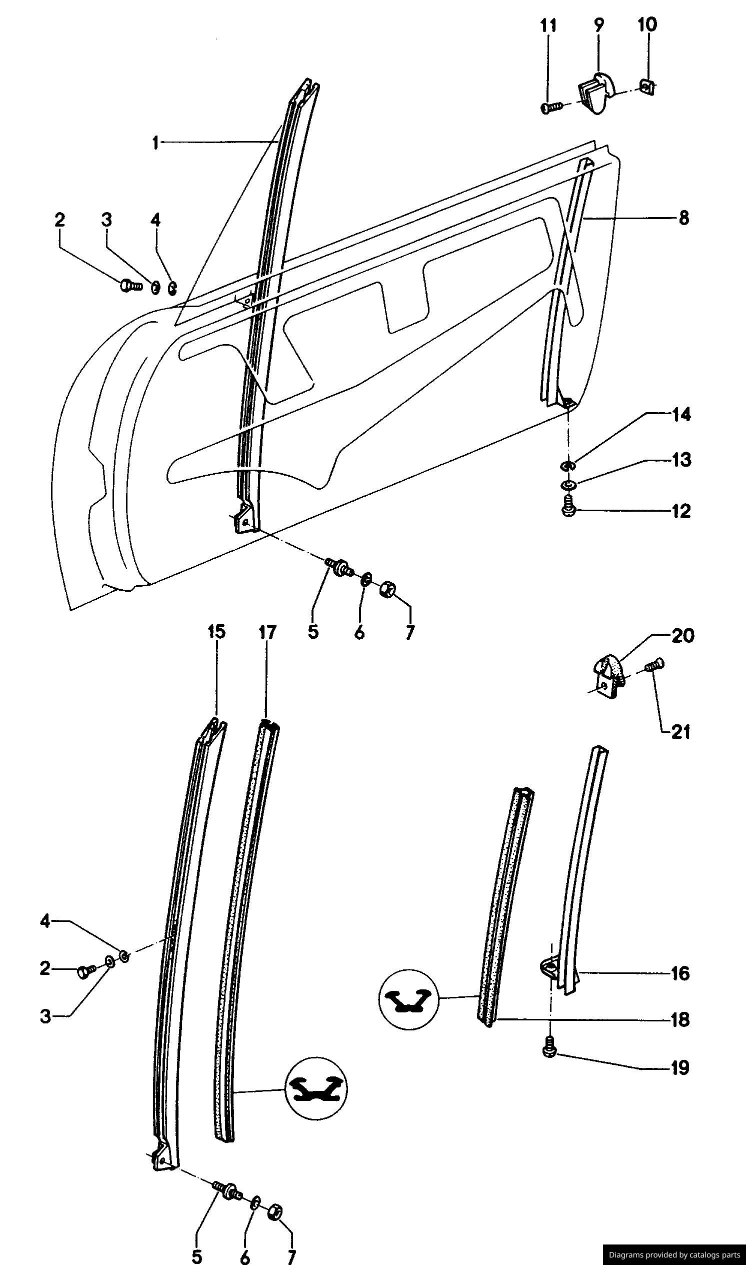 Car part diagram