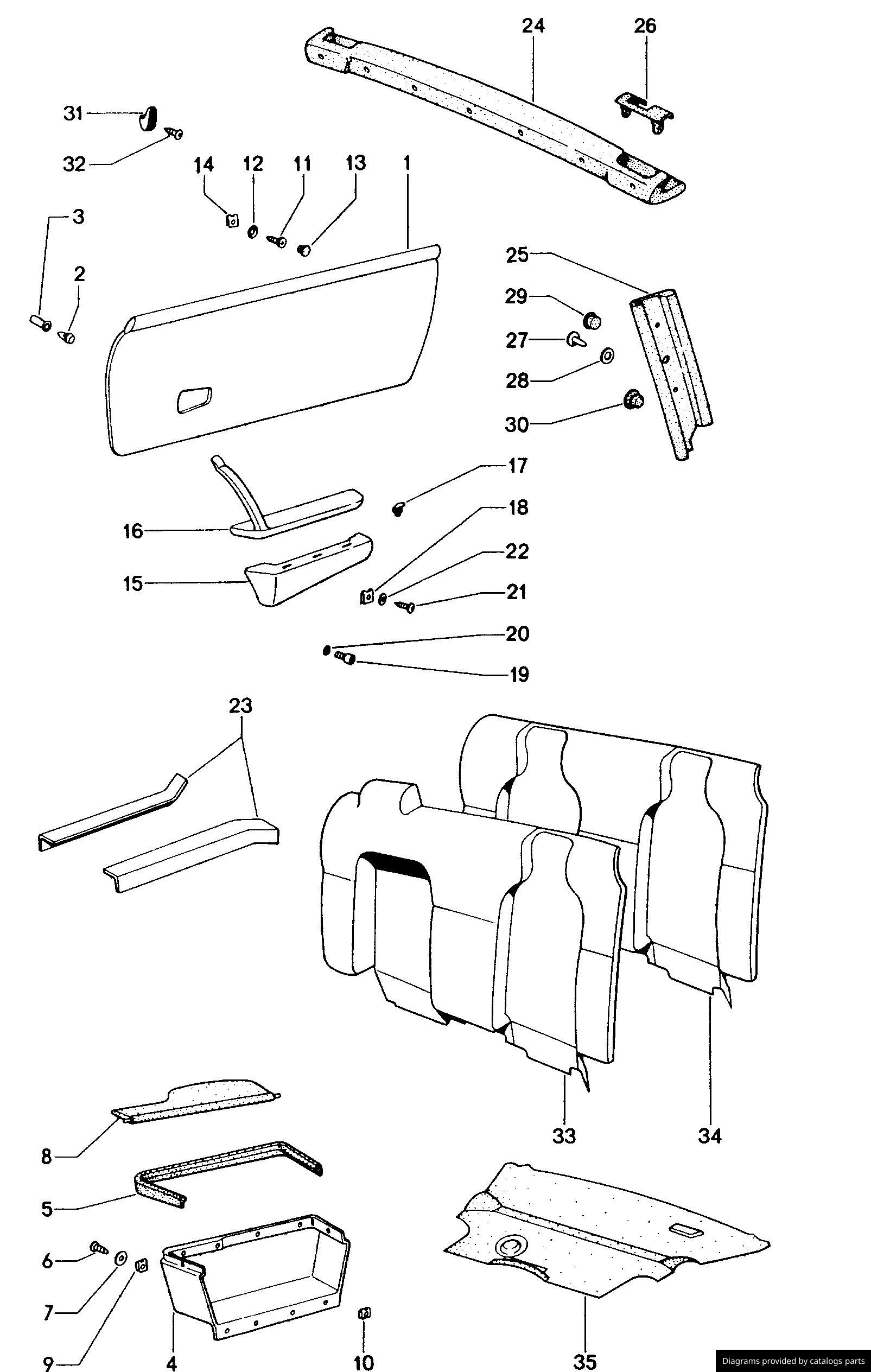Car part diagram